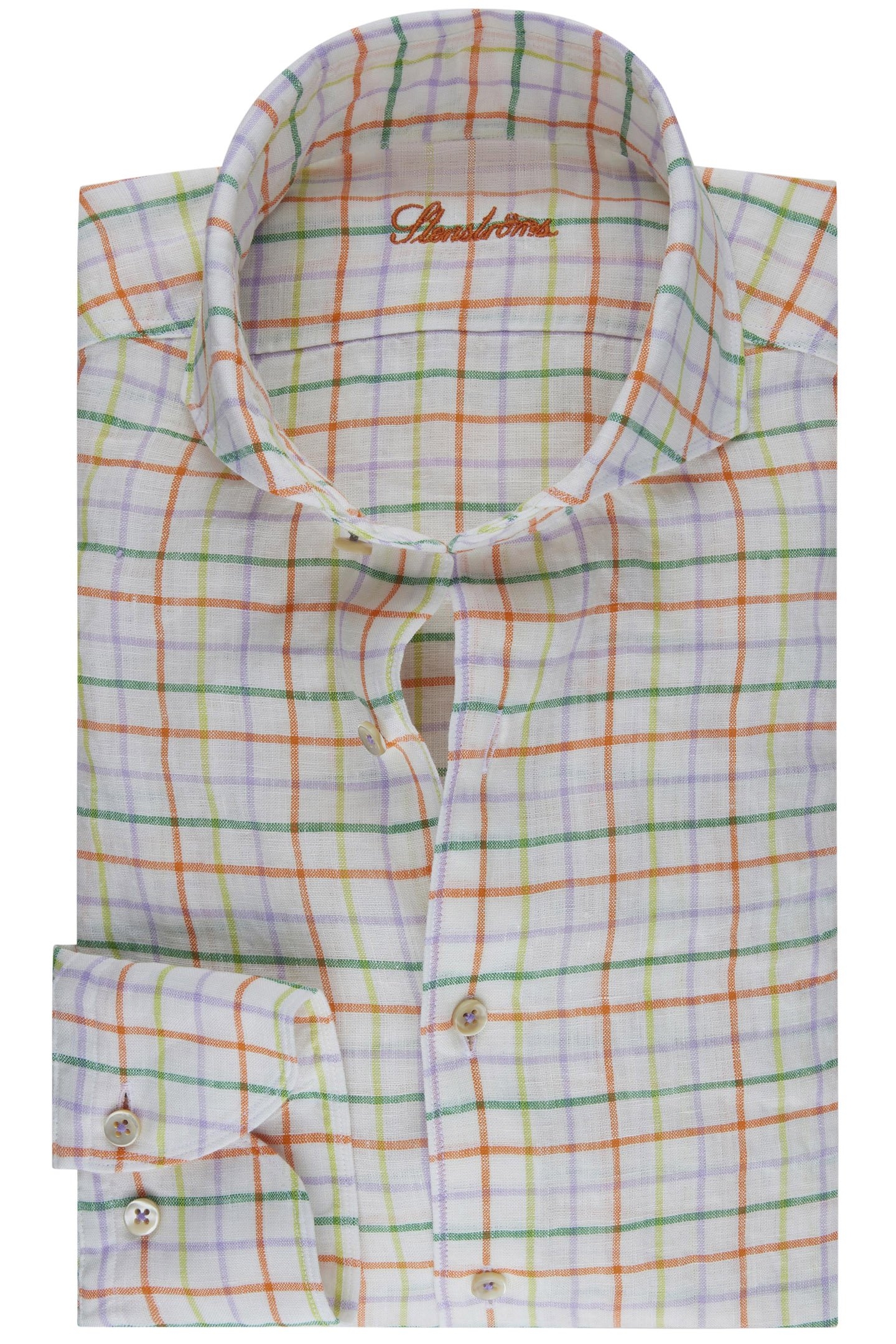 FITTED BODY/22, RC CUFF, SPORT PURPLE CHECK 1