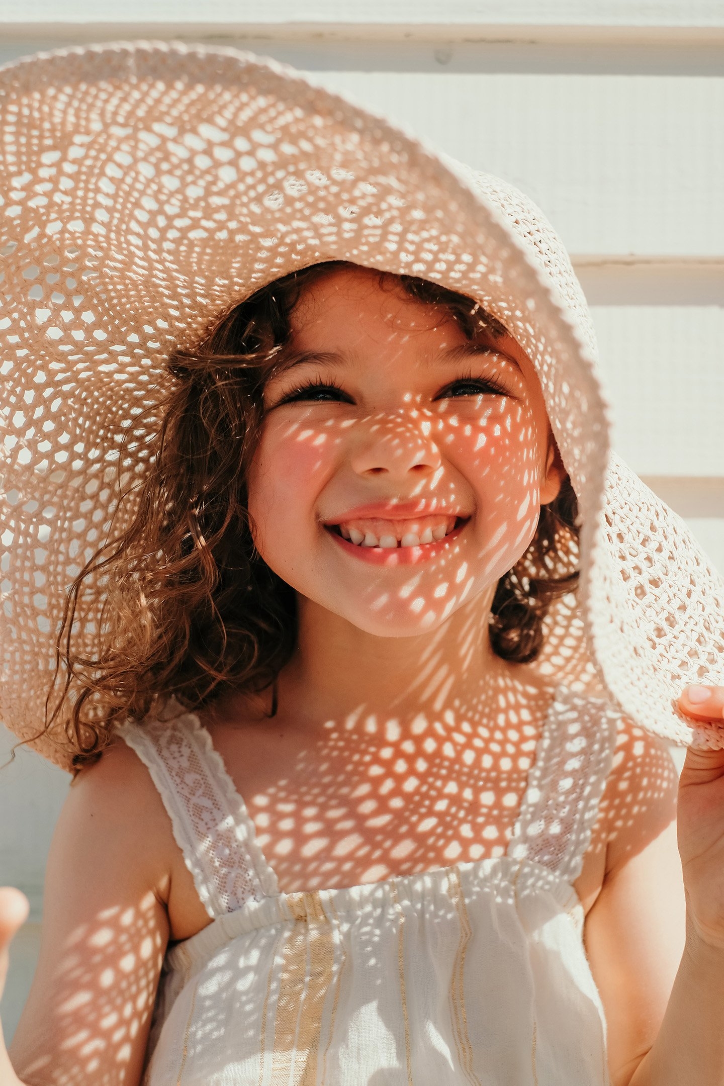 TOP RIHA WHITE & GOLD STRIPES 5