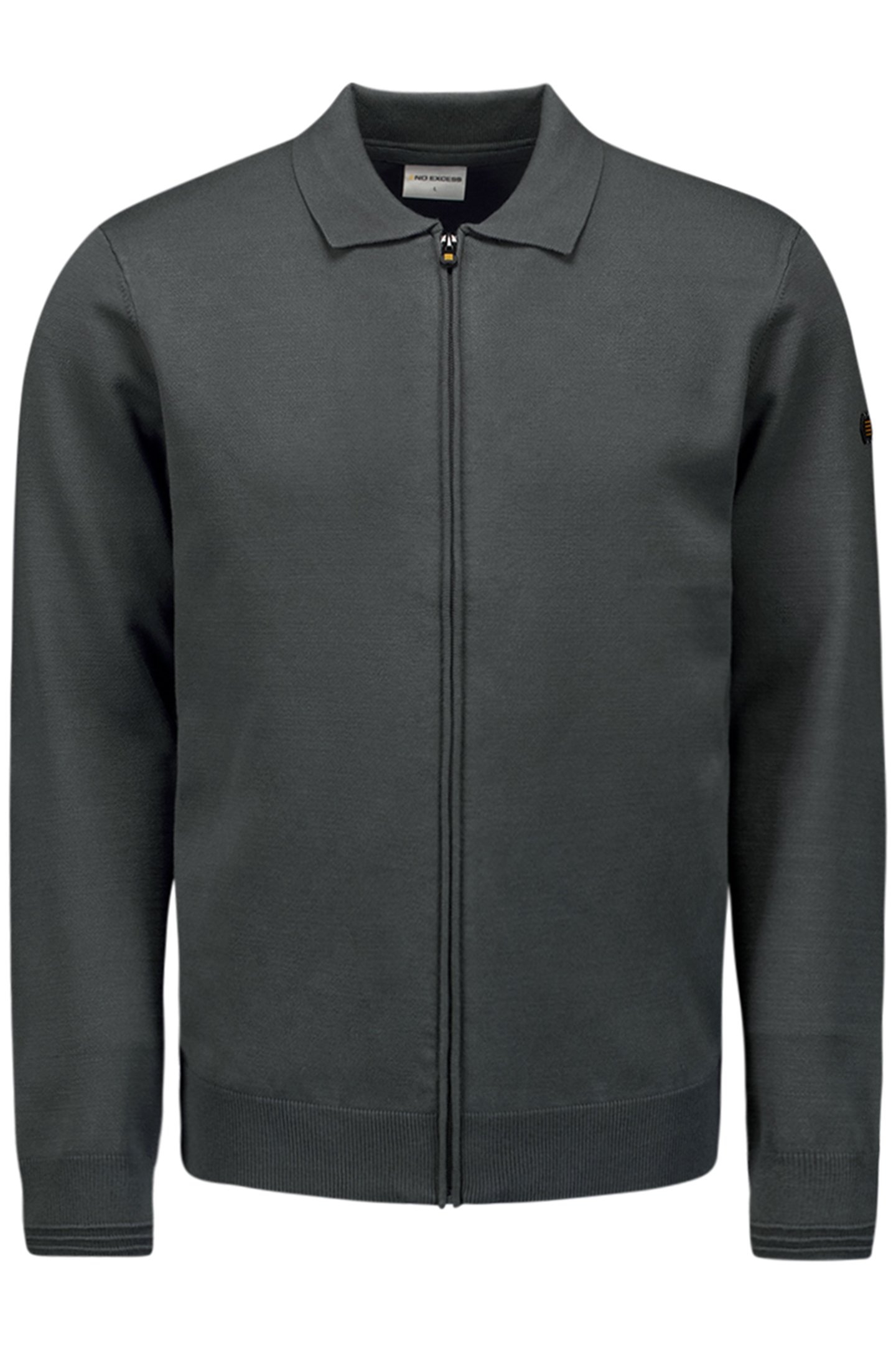 CARDIGAN POLO DARK GREY 4