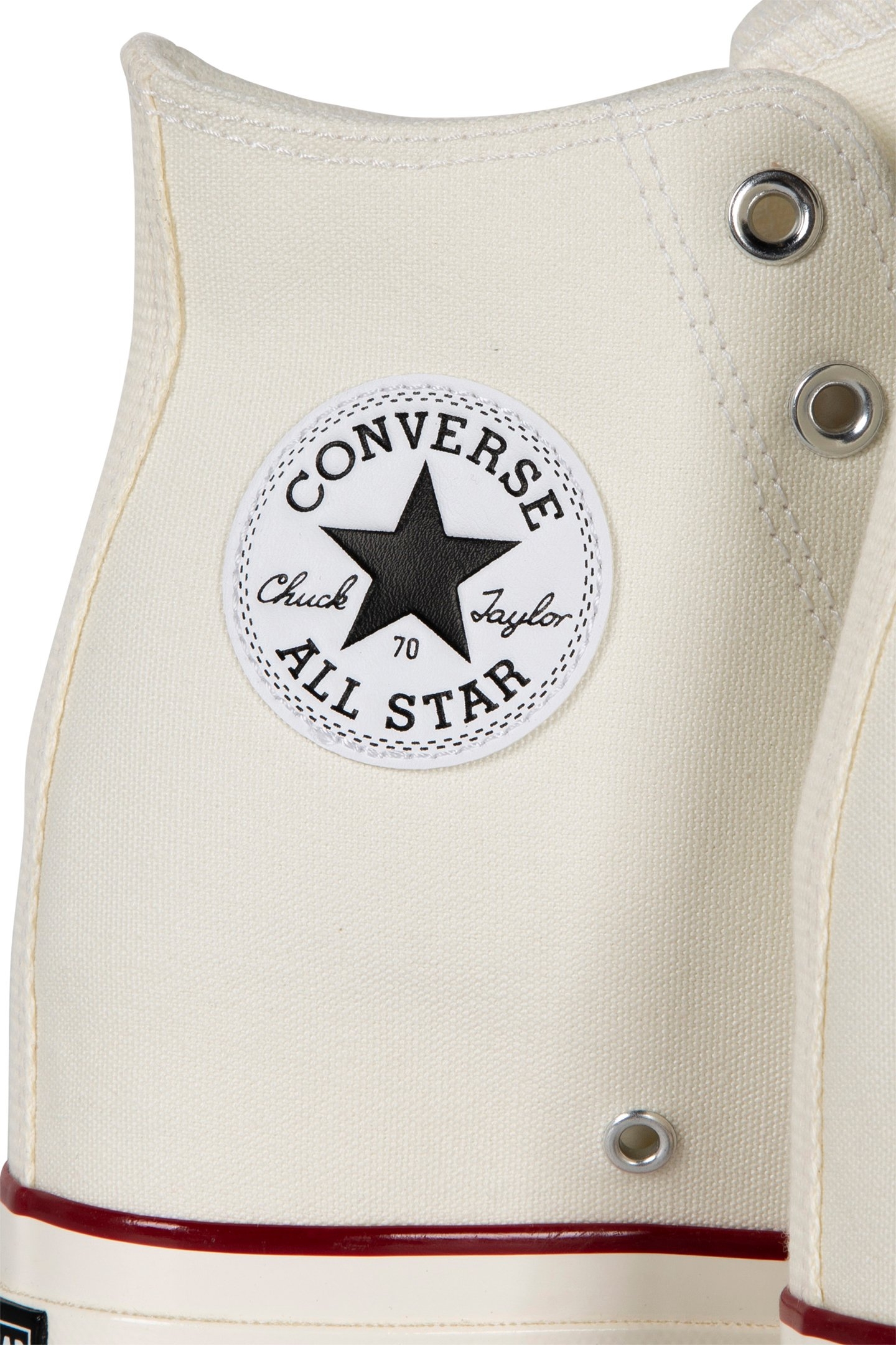 CHUCK 70 WEDGE HI EGRET/BLACK/RED EGRET/BLACK/RED 4