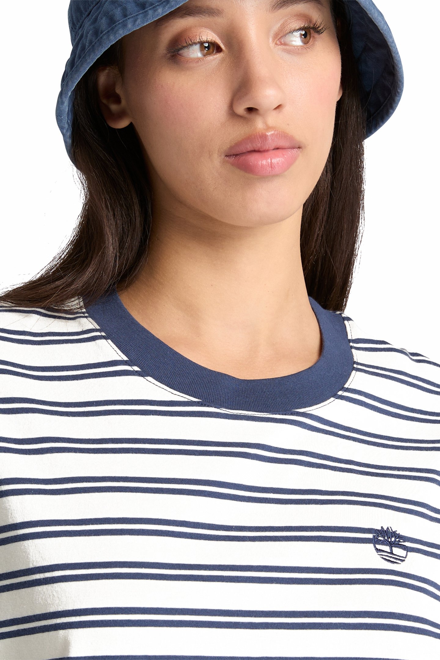 DUNSTAN SHORT-SLEEVE STRIPE TEE PEACOAT 4