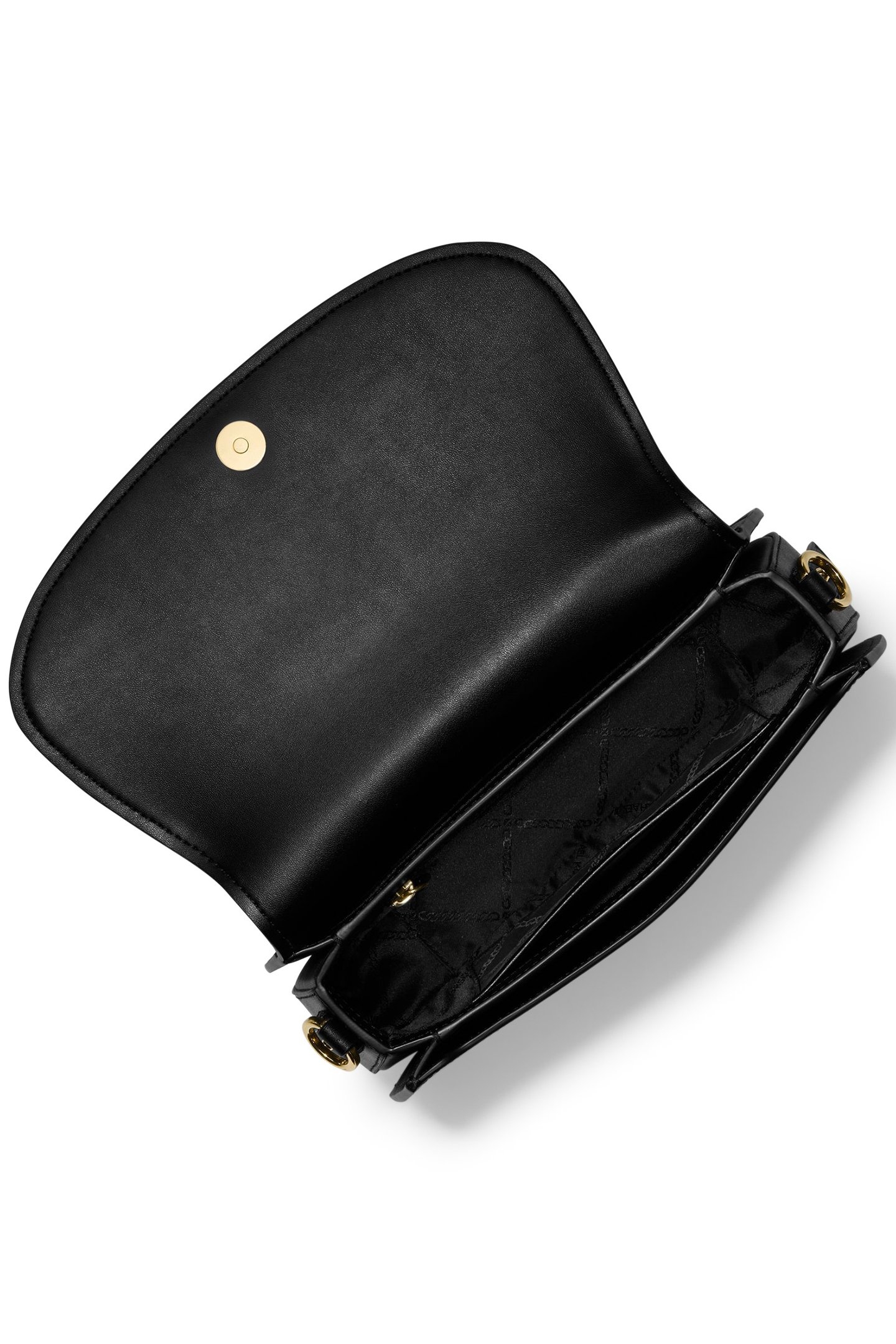 LEATHER SLING MESSENGER CROSS BODY BAG IN BLACK 4