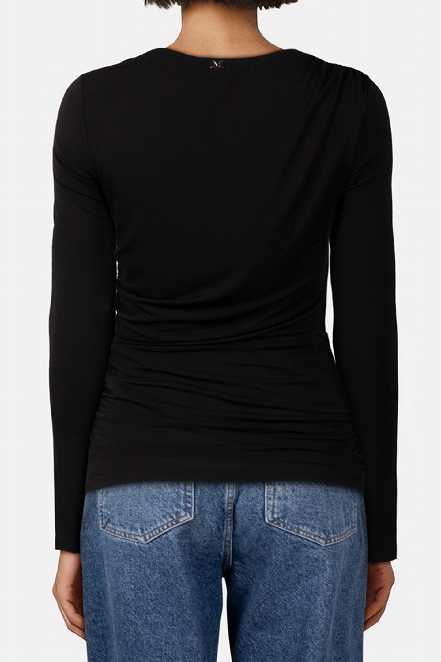 ALANIS LS KNIT TOP JET BLACK A996 2