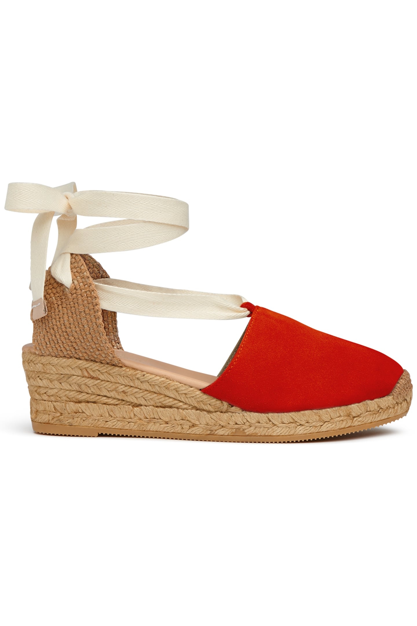 MABLE - SUEDE ESPADRILLE ORANGE 1