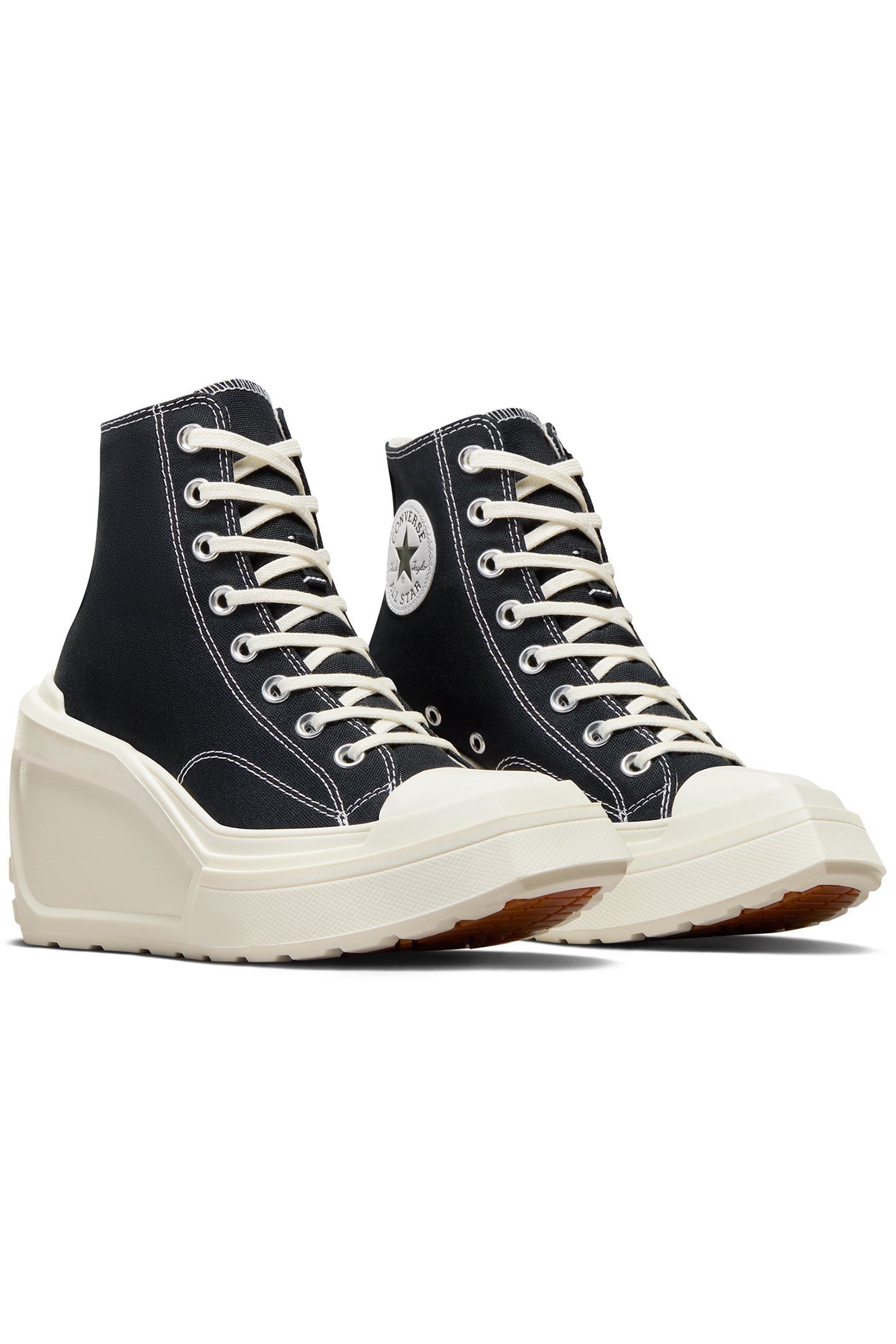 CHUCK 70 DE LUXE WEDGE BLACK/BLACK/EGRET 2