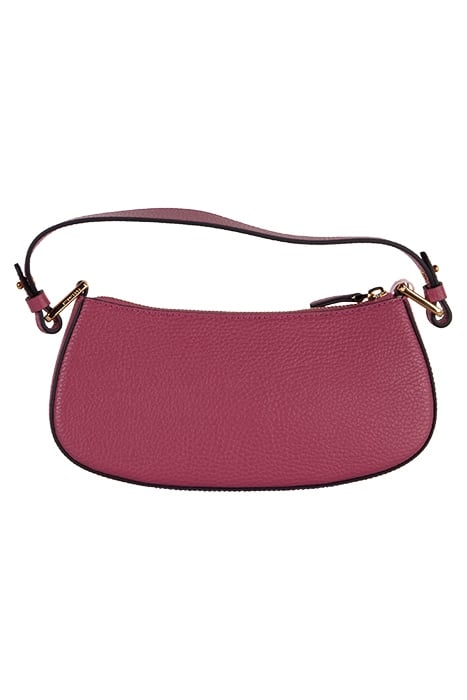 MINI SHOULDER BAG IN GRAINED LEATHER IN ROSEWOOD 3