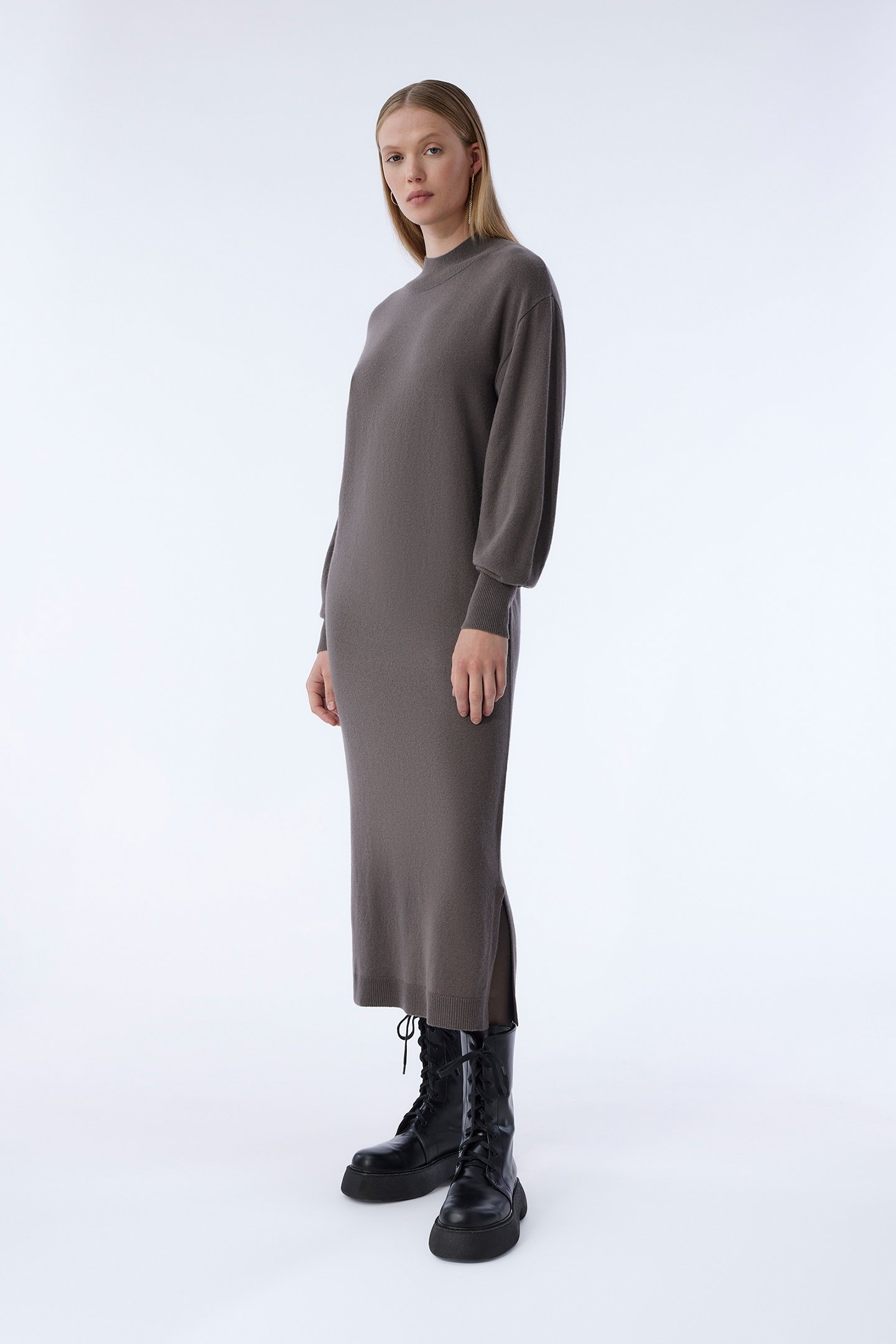LINA DRESS TAUPE 4
