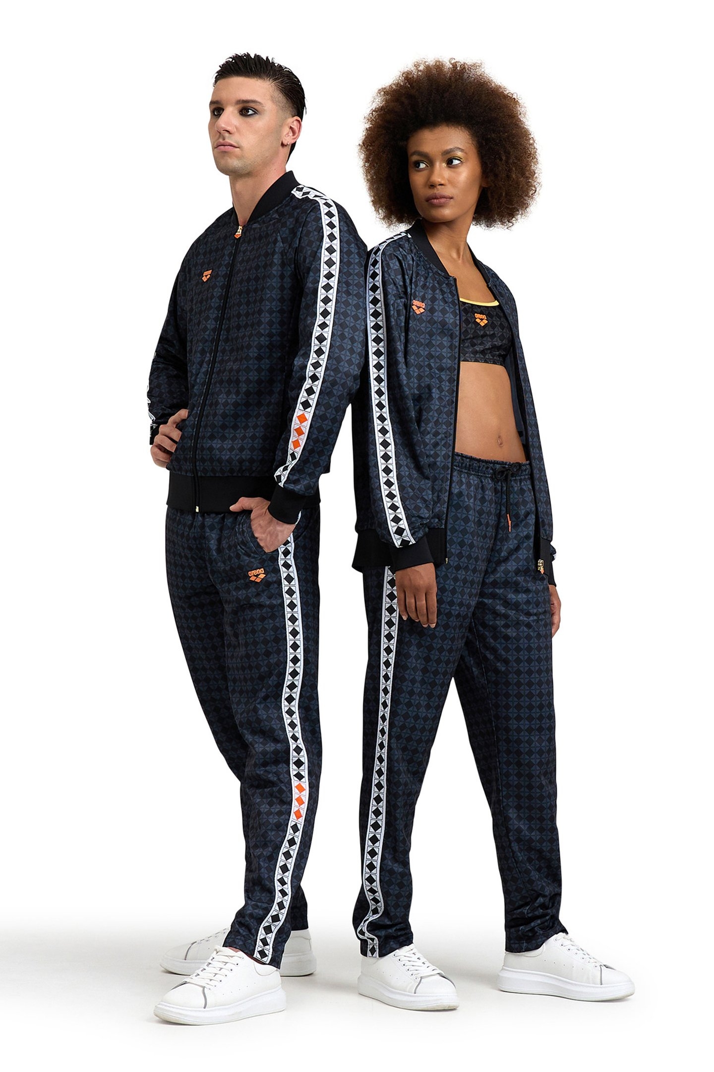 ARENA 50TH BLACK RELAX IV TEAM PANT BLACK MULTI WHITE BLACK 6