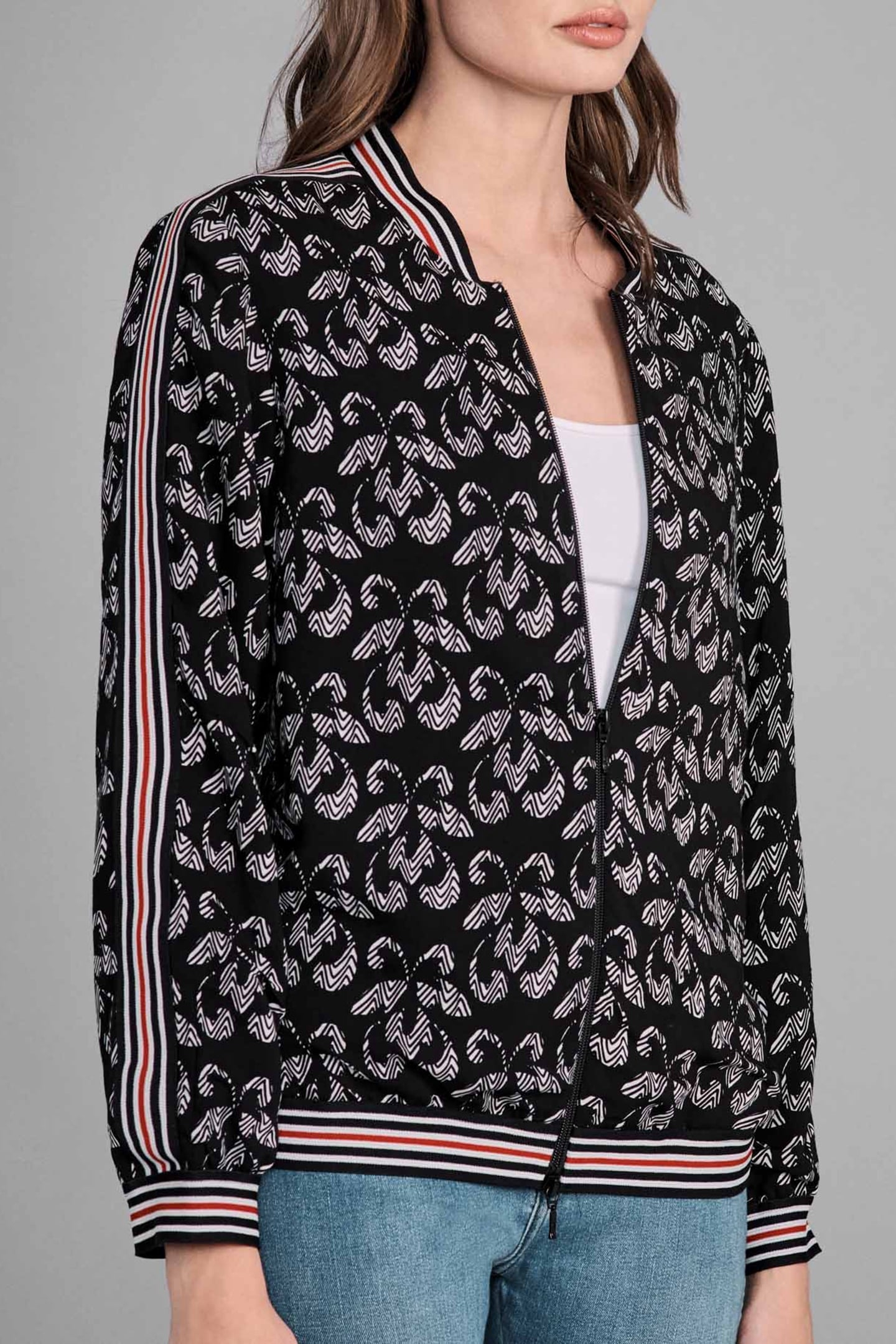 VIANNE VESTE BLACK/WHITE 7