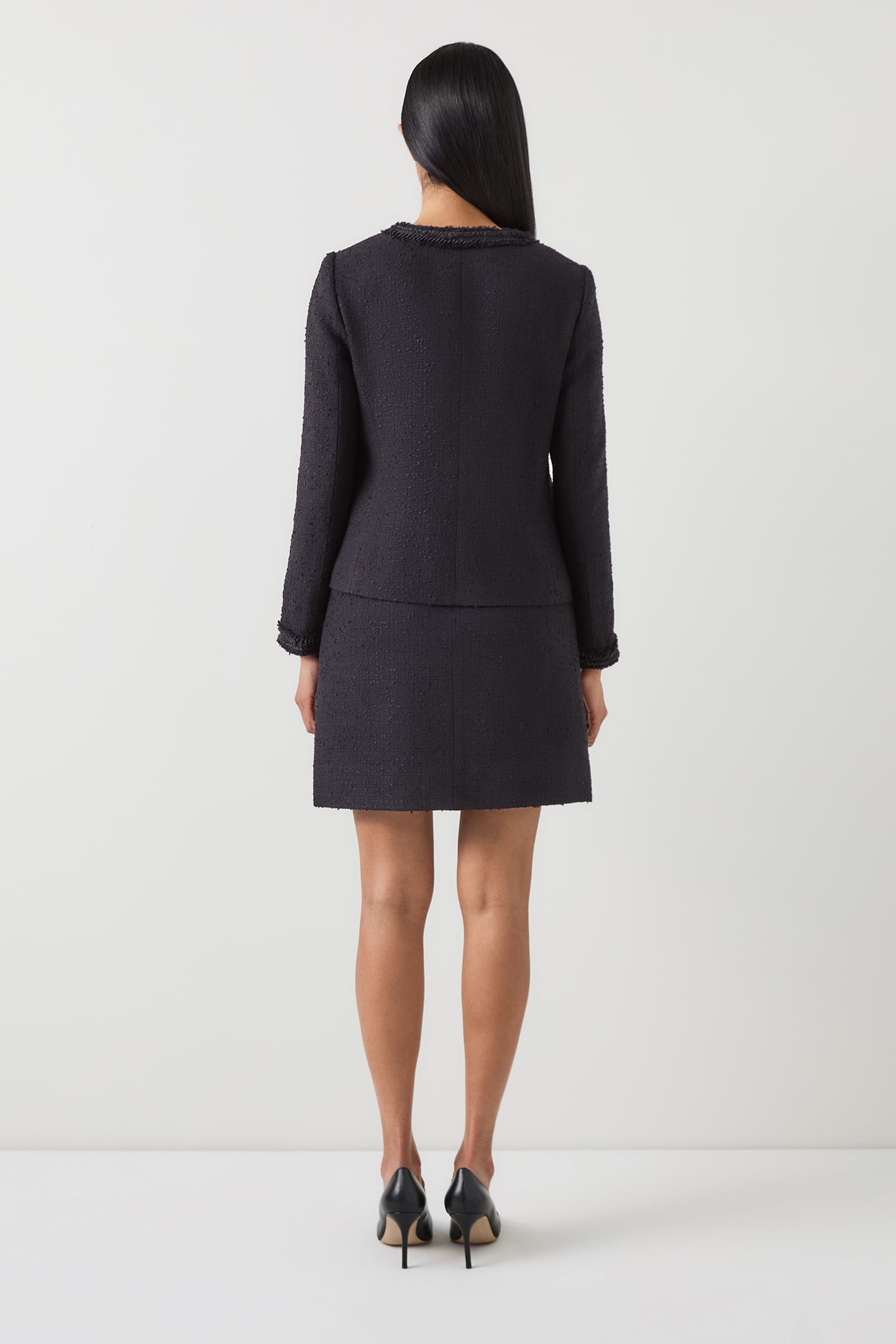 JK CHARL - BOUCLE JACKET BLACK 3