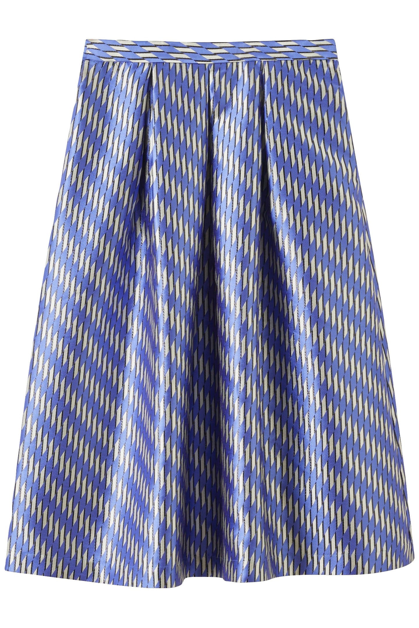 SK OLSEN FULL SKIRT BLUE/BLACK 3