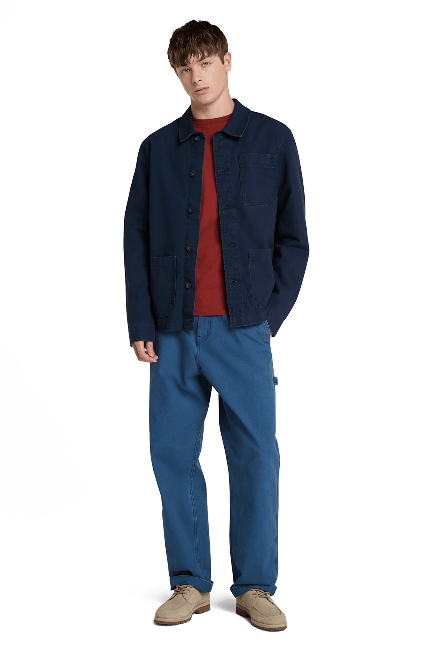 DUNSTAN RIVER SHORT SLEEVE TEE BURNT HENNA 3