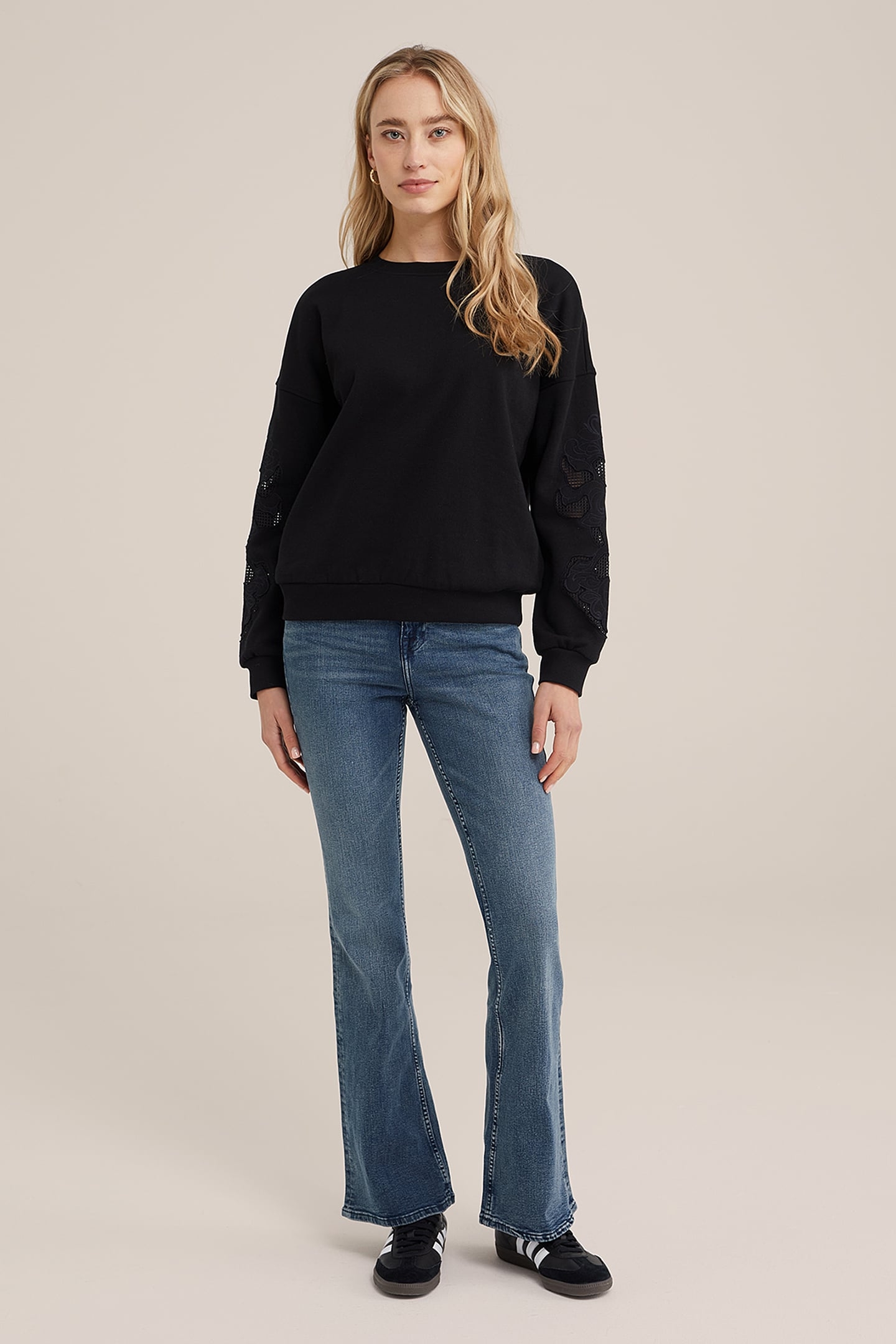 5-POCKET HIGH WAIST GREYISH BLUE 3