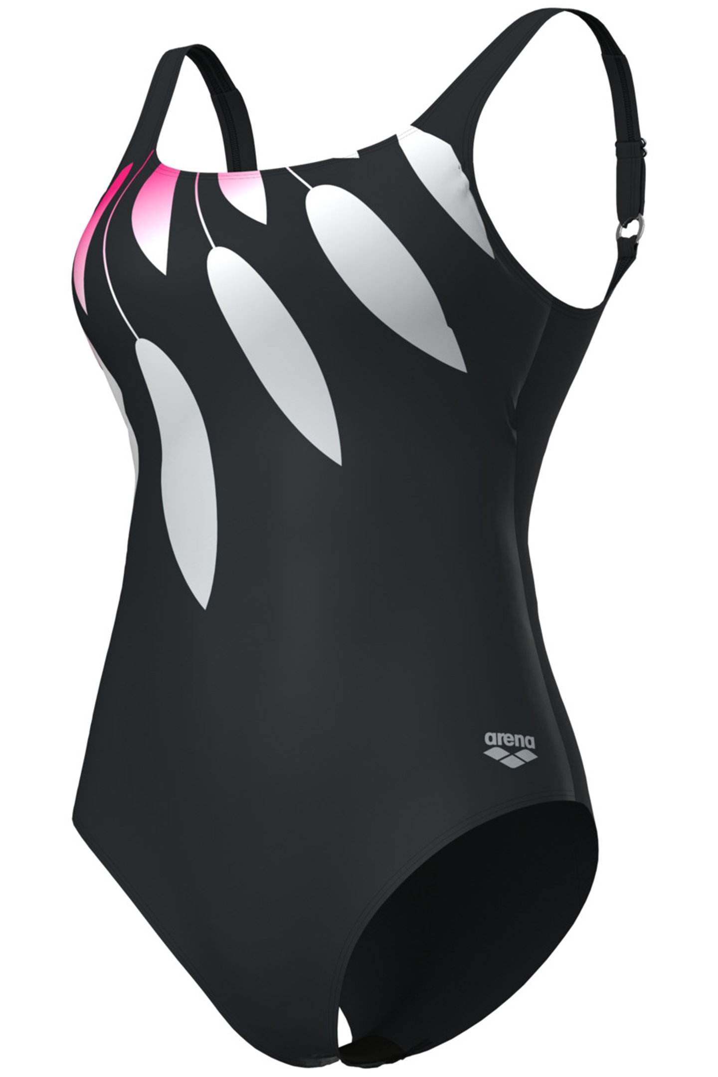 WOMEN'S ARENA SWIMSUIT GIULIANA SQUARED NIGHT GREY NIGHT GRE 8