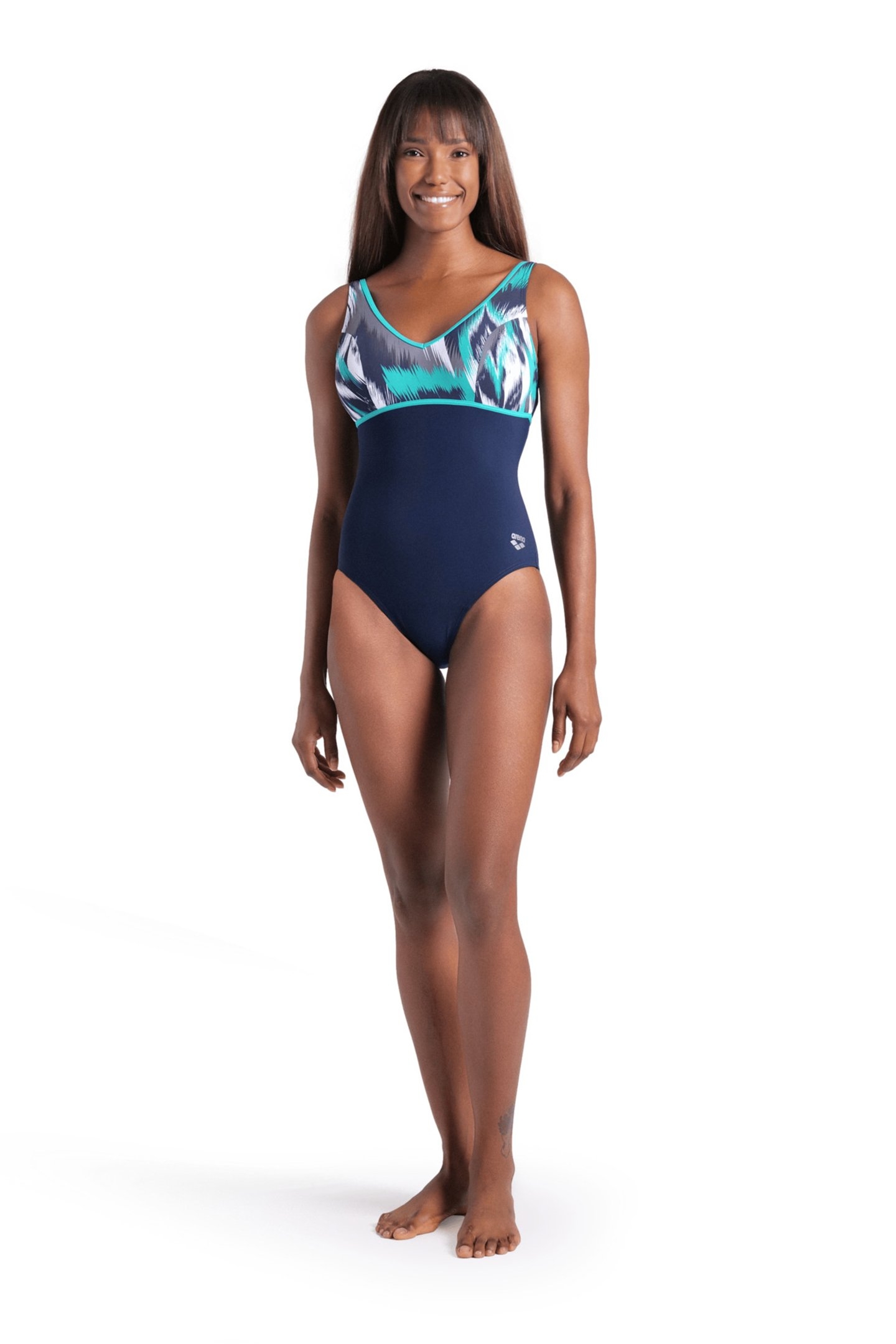 WOMEN'S BODYLIFT SWIMSUIT JENNIFER WING NAVY MULTI NAVY BALI 5
