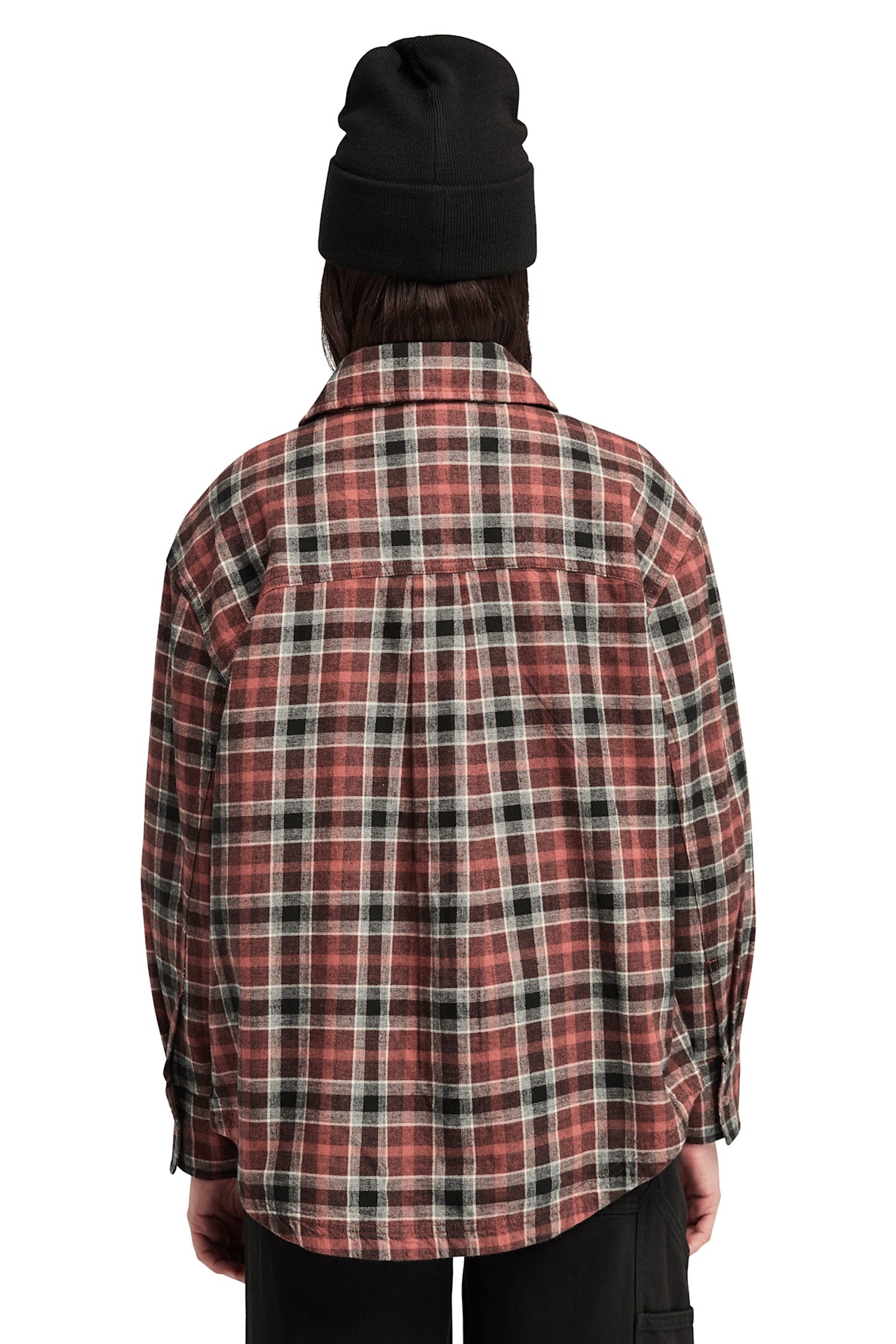 PLAID FLANNEL OVERSHIRT APPLE BUTTER 2
