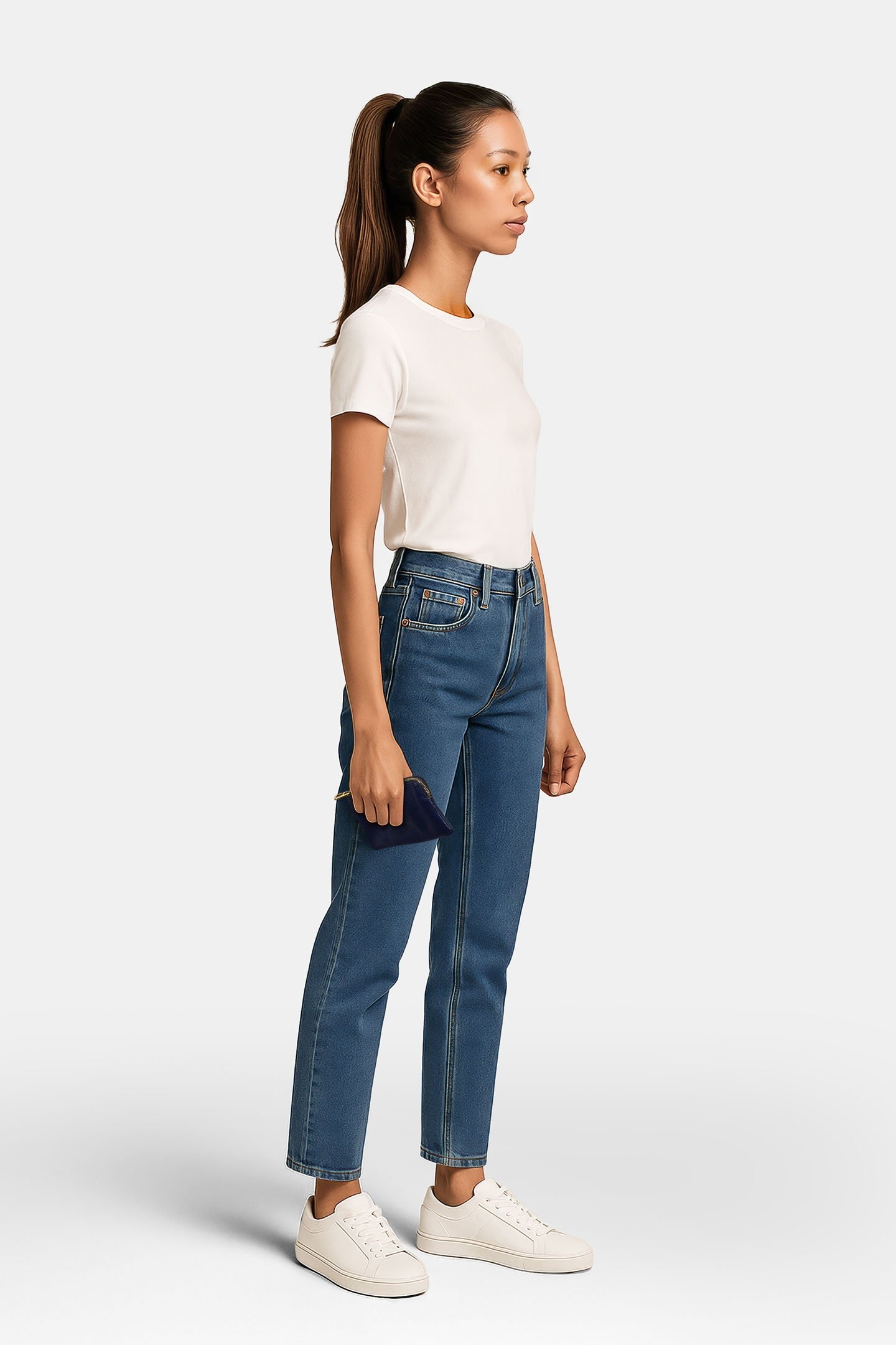 GRAINED LEATHER ENVELOPE BAG 5