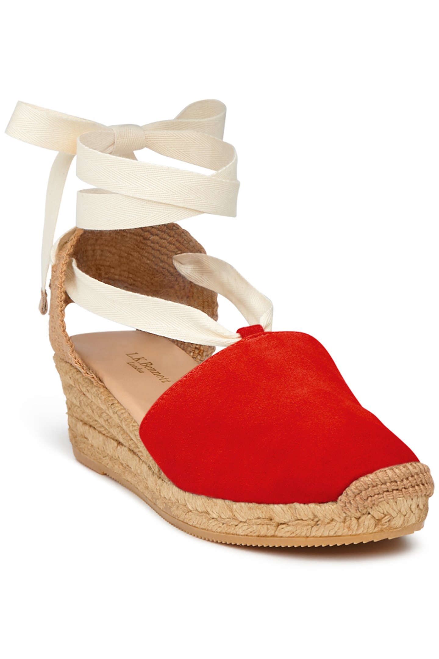 MABLE - SUEDE ESPADRILLE ORANGE 2