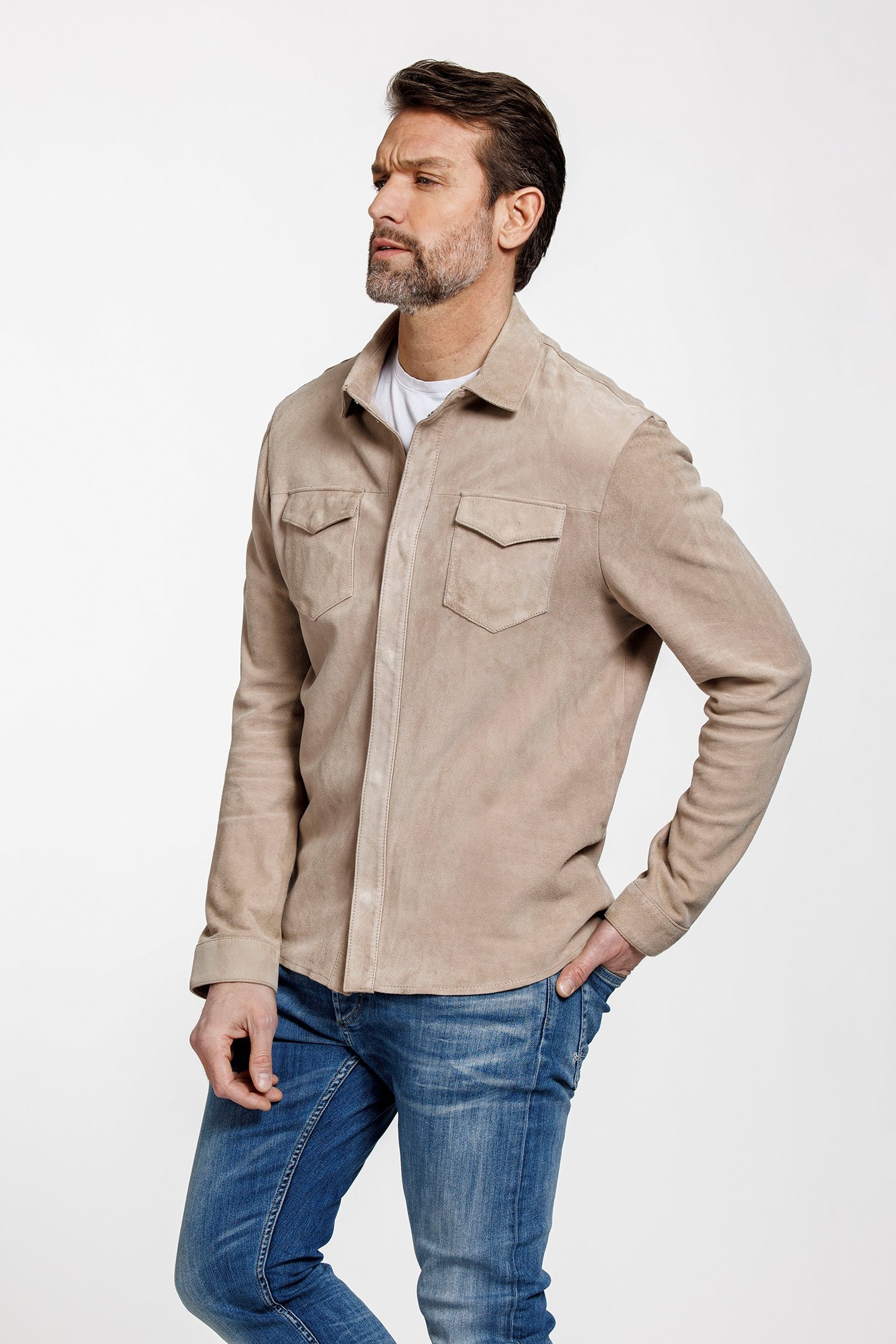 ROBERT SHIRT TAUPE 3