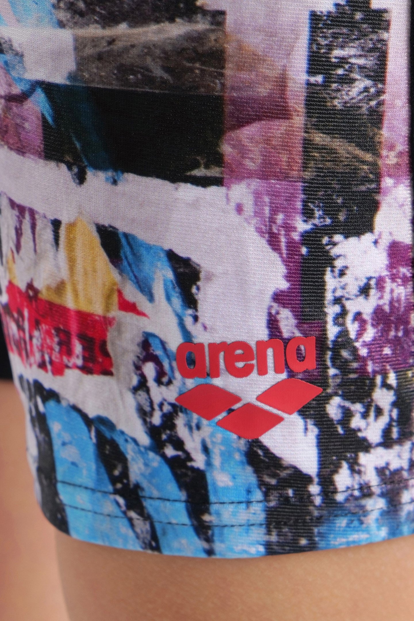 BOY'S SWIM JAMMER PLACEMENT BLACK MULTI 4