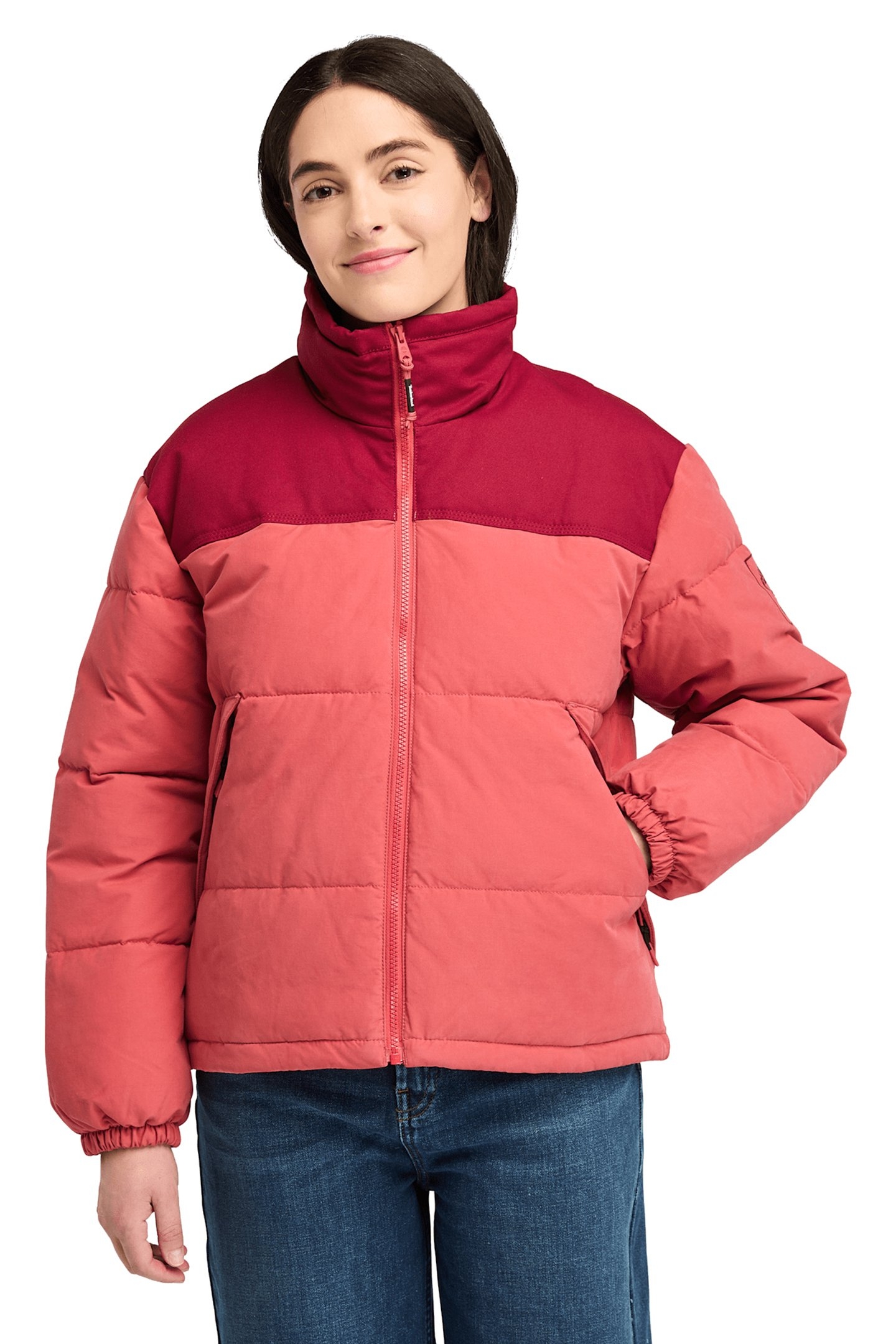 WELCH MOUNTAIN SYNTHETIC INSULATED PUFFER JACKET GARNET ROSE 1