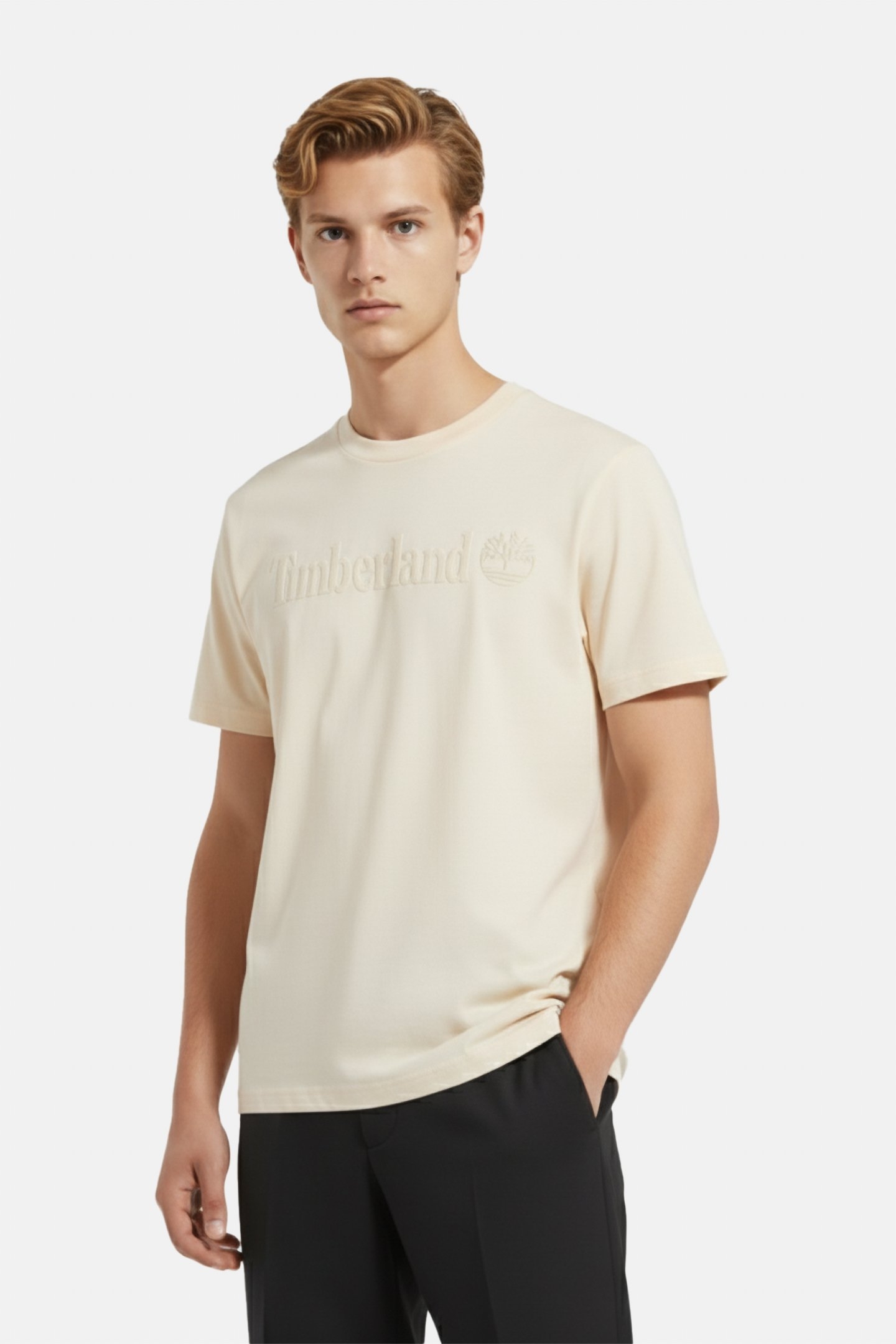 HAMPTHON SHORT SLEEVE TEE WHITE SMOKE 1