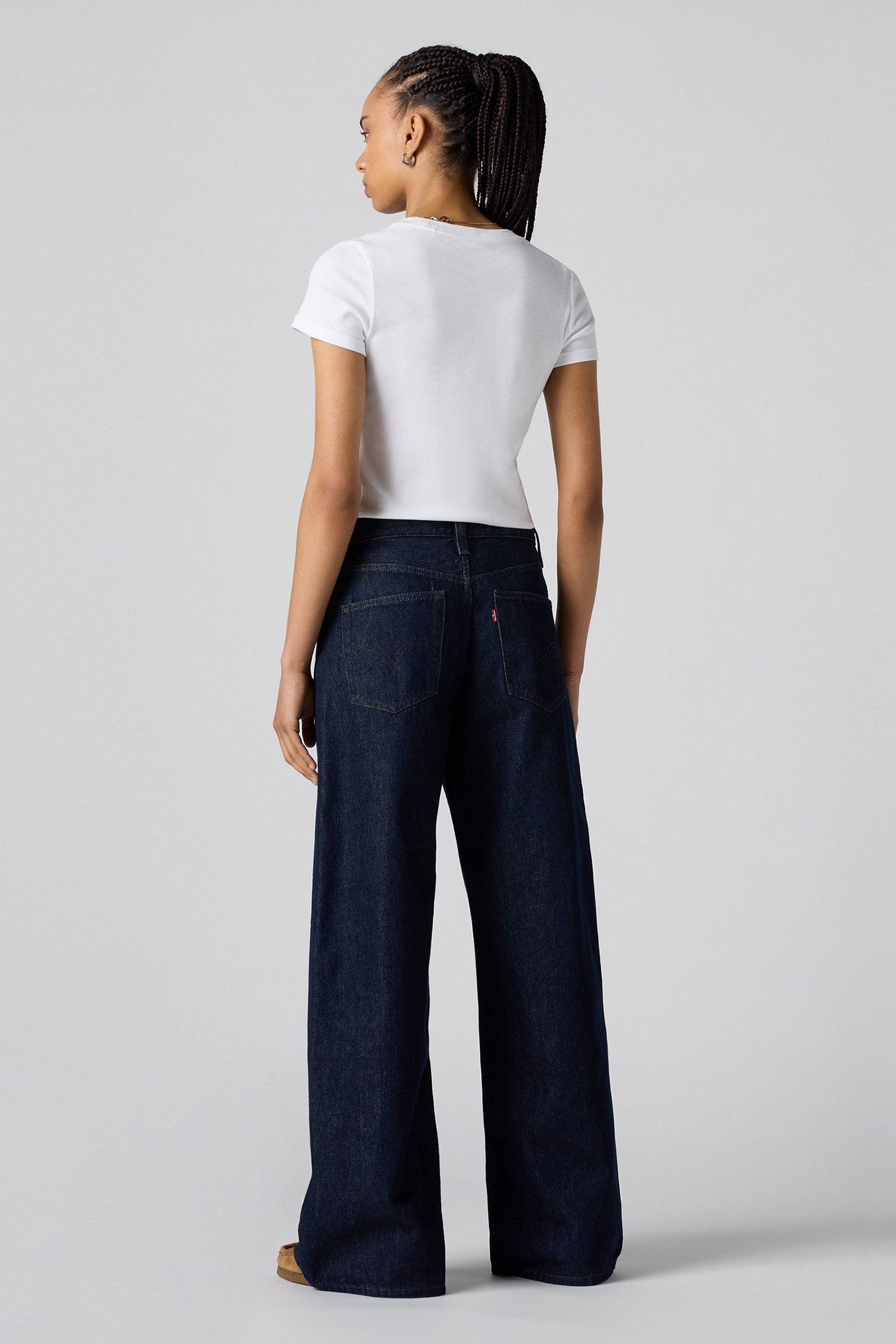 95 BAGGY WIDE LEG JEANS DARK INDIGO 3