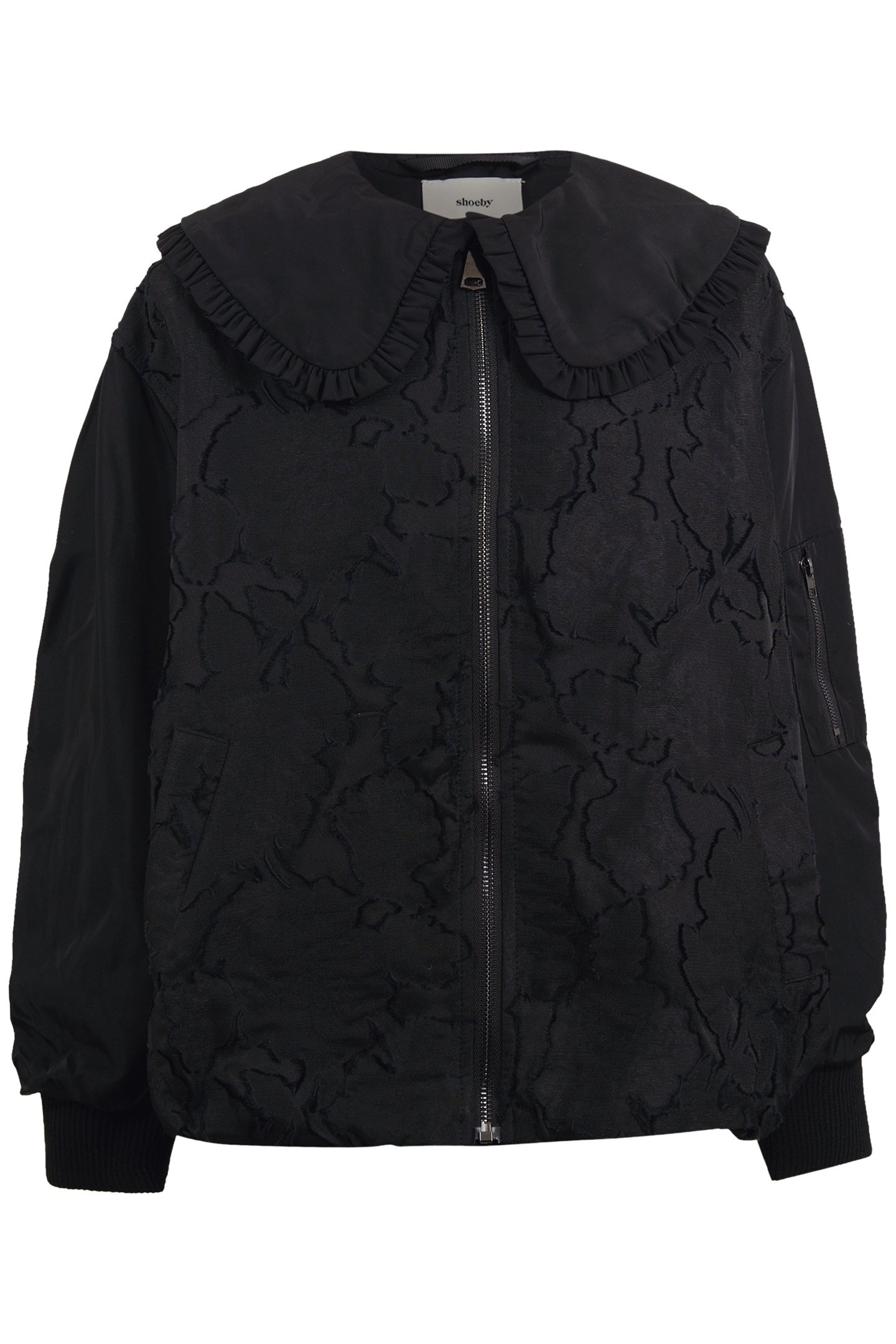 GBA-SBBIG COLLAR BOMBER BLACK 4