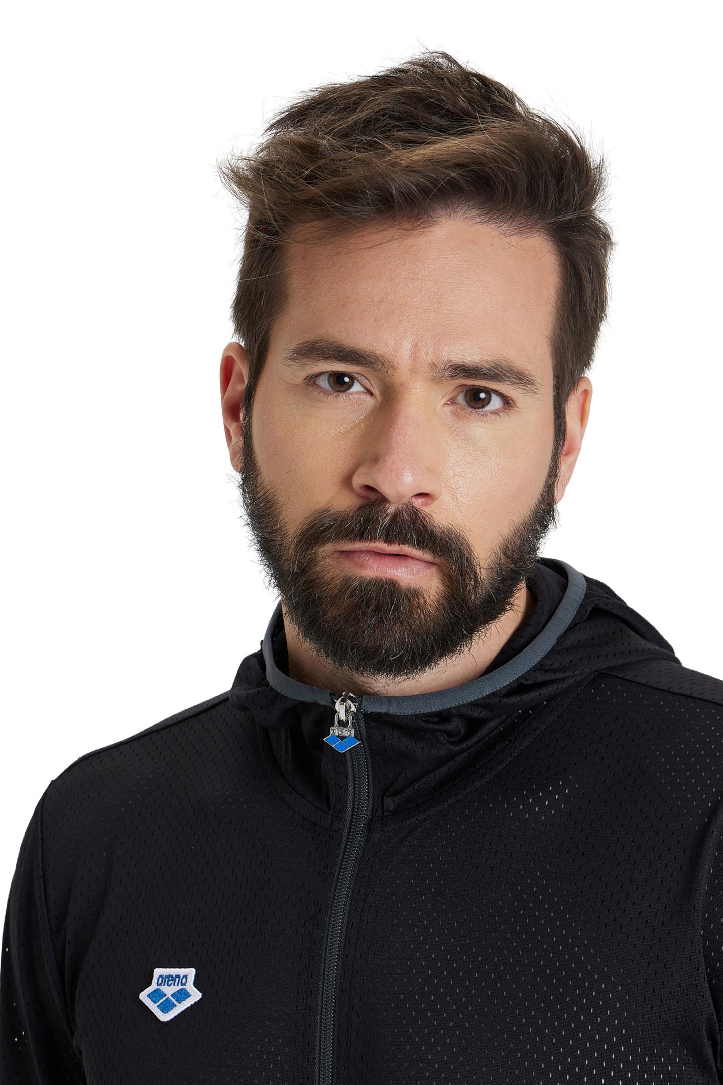 ARENA ICONS JACKET MESH BLACK BLACK SILVER 8