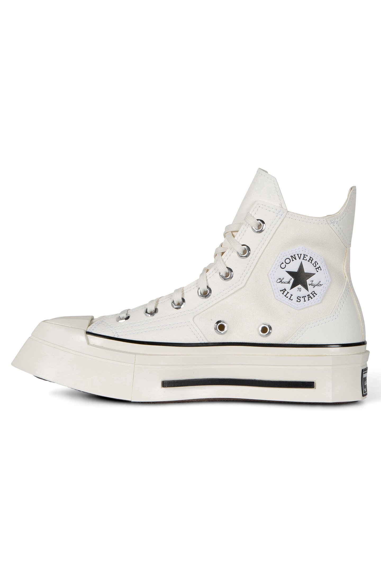 UNISEX CHUCK 70 DE LUXE SQUARED EGRET/BLACK/EGRET 3