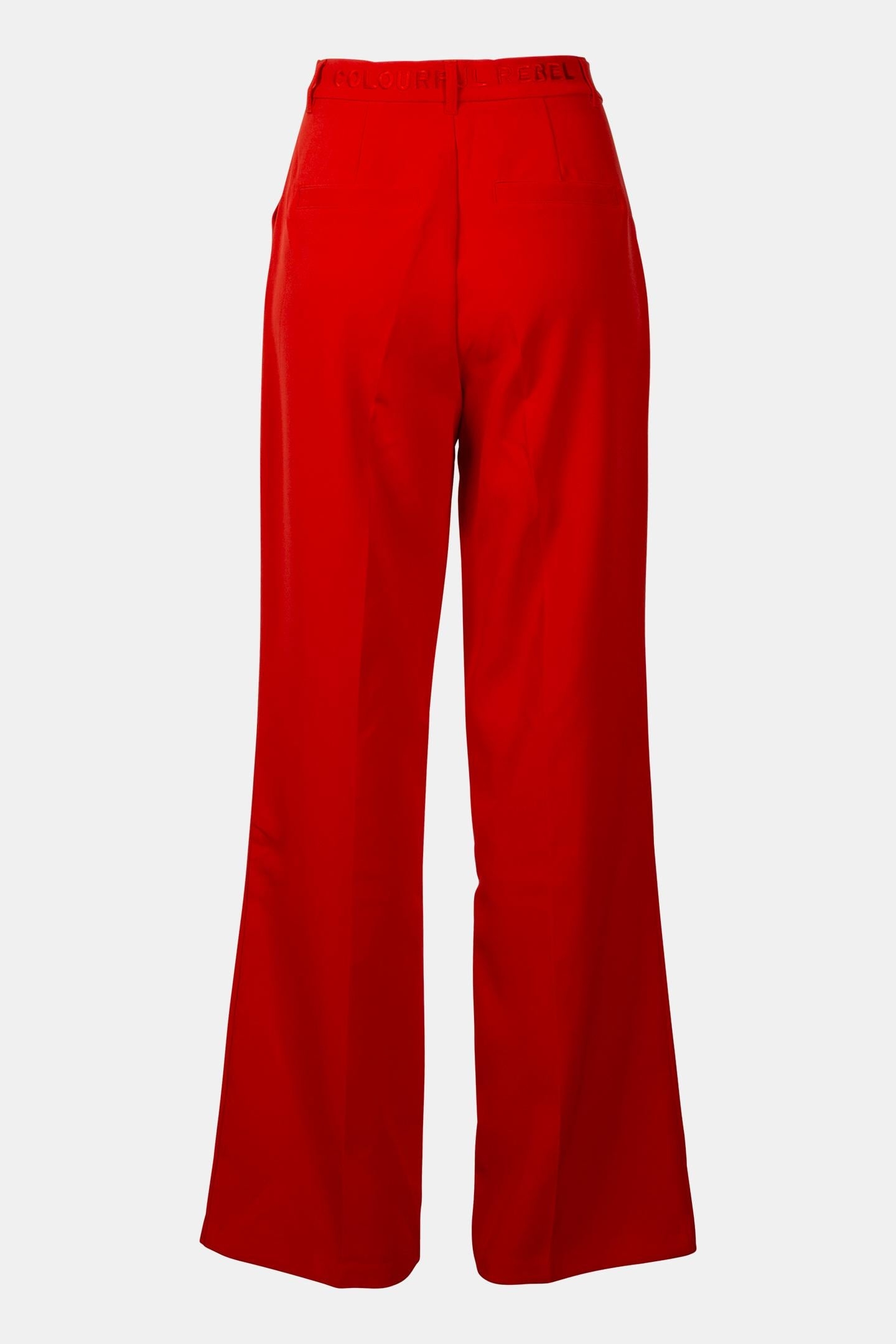 RUS PINTUCK STRAIGHT PANTS BRIGHT ORANGE 4