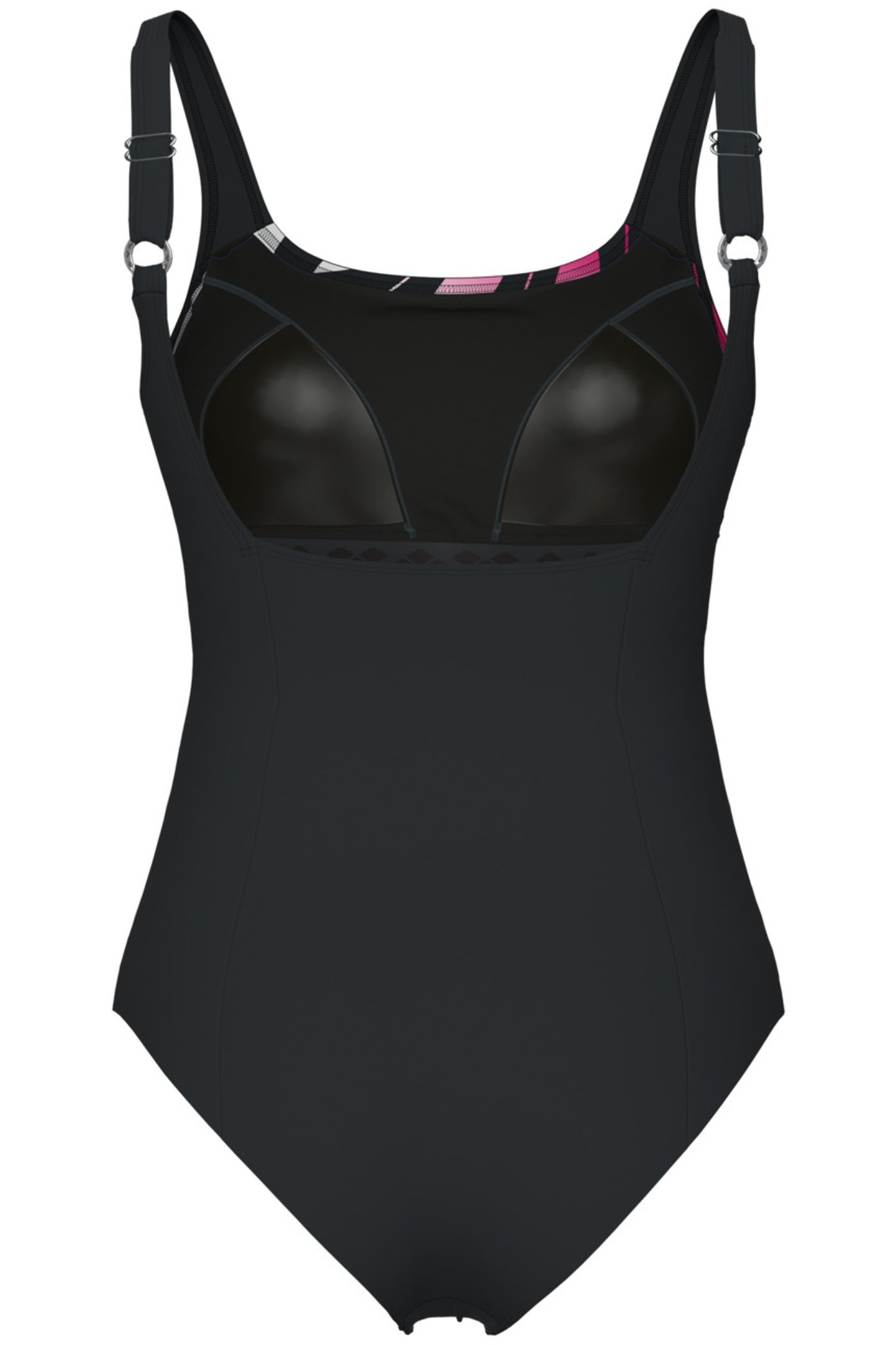 WOMEN'S ARENA SWIMSUIT GIULIANA SQUARED NIGHT GREY NIGHT GRE 5