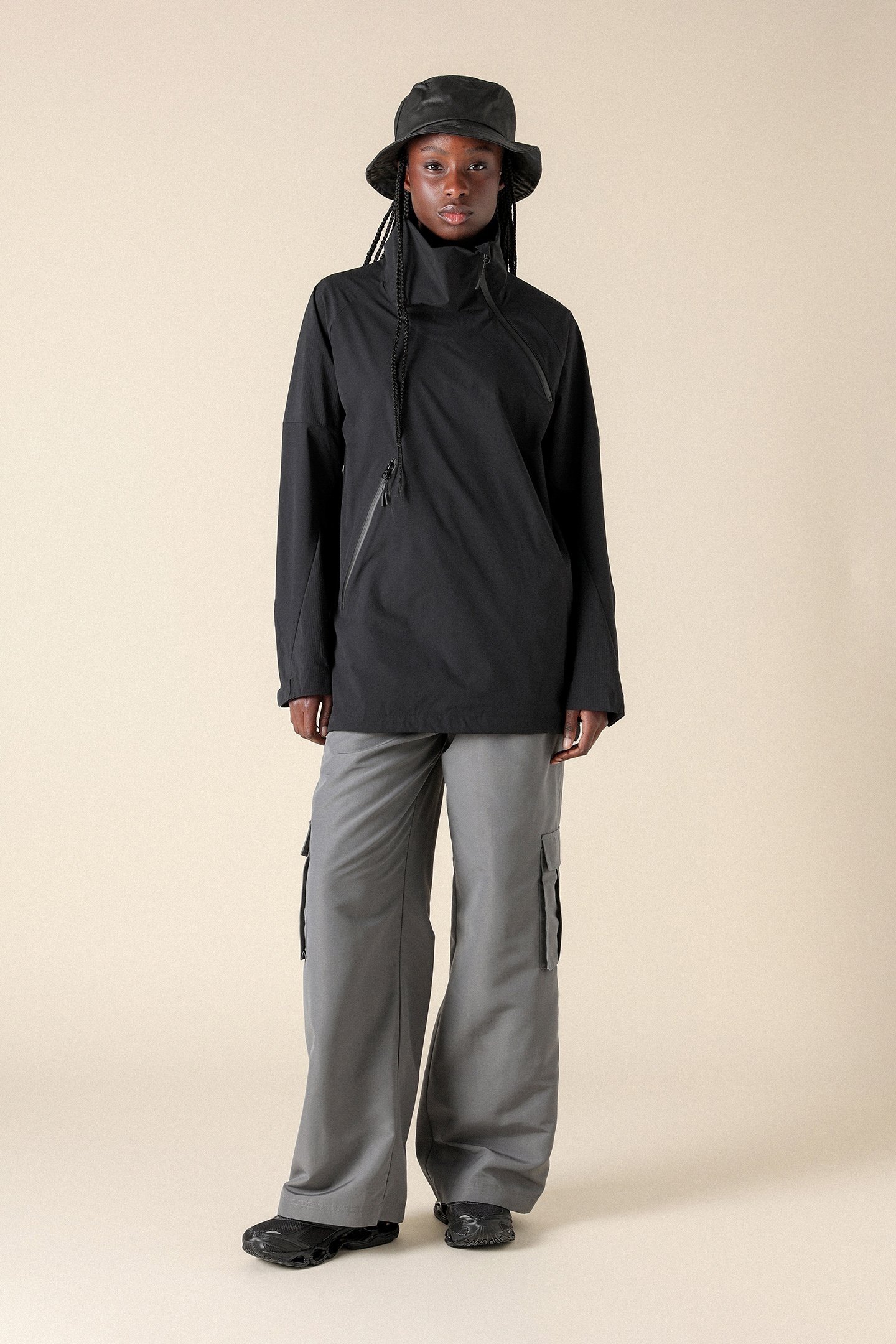 UNISEX SL SHINZO PULLOVER L/S SHIRT BLACK 4