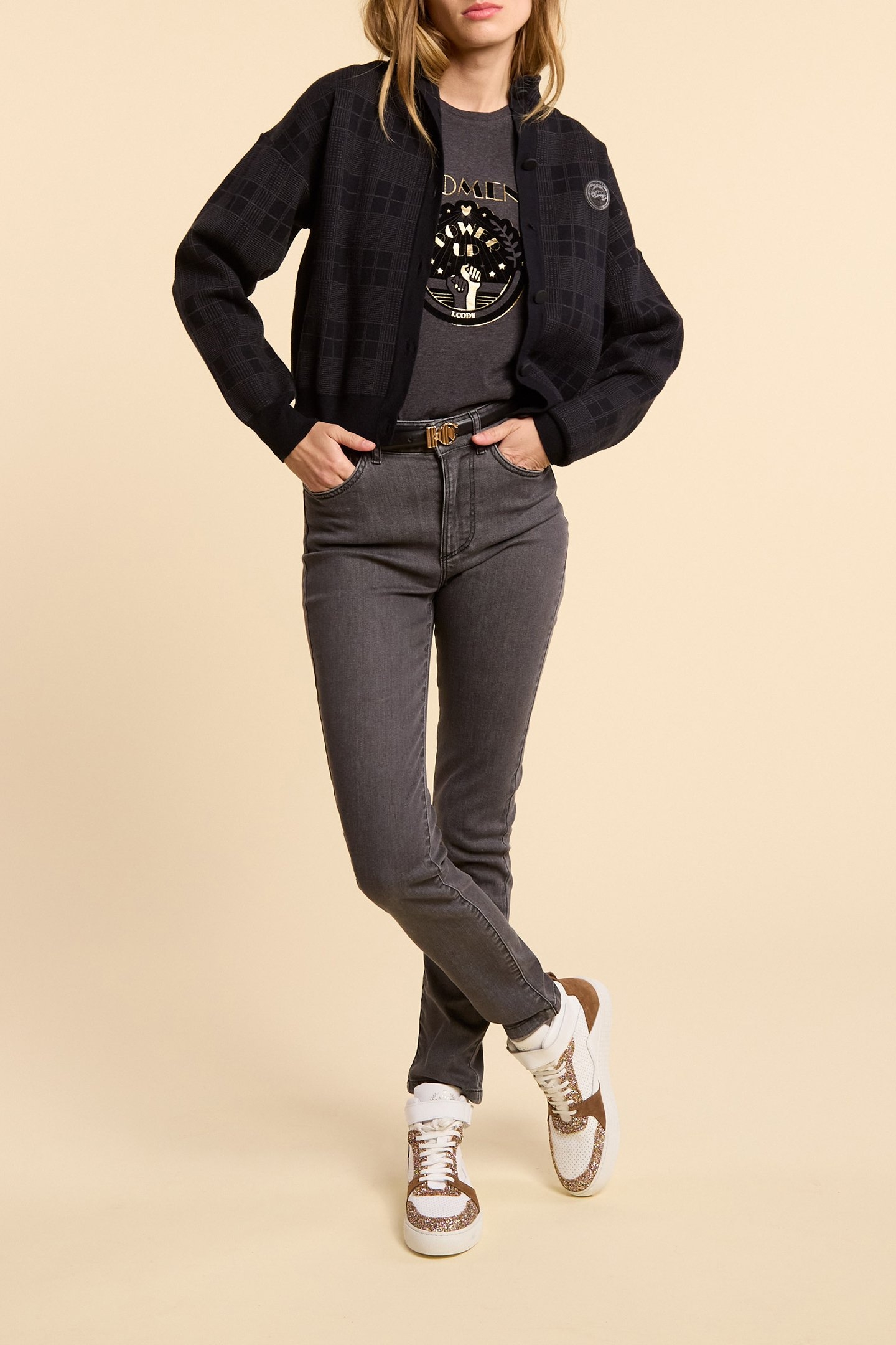 CHARCOAL SLIM JEANS ANTHRACITE 3