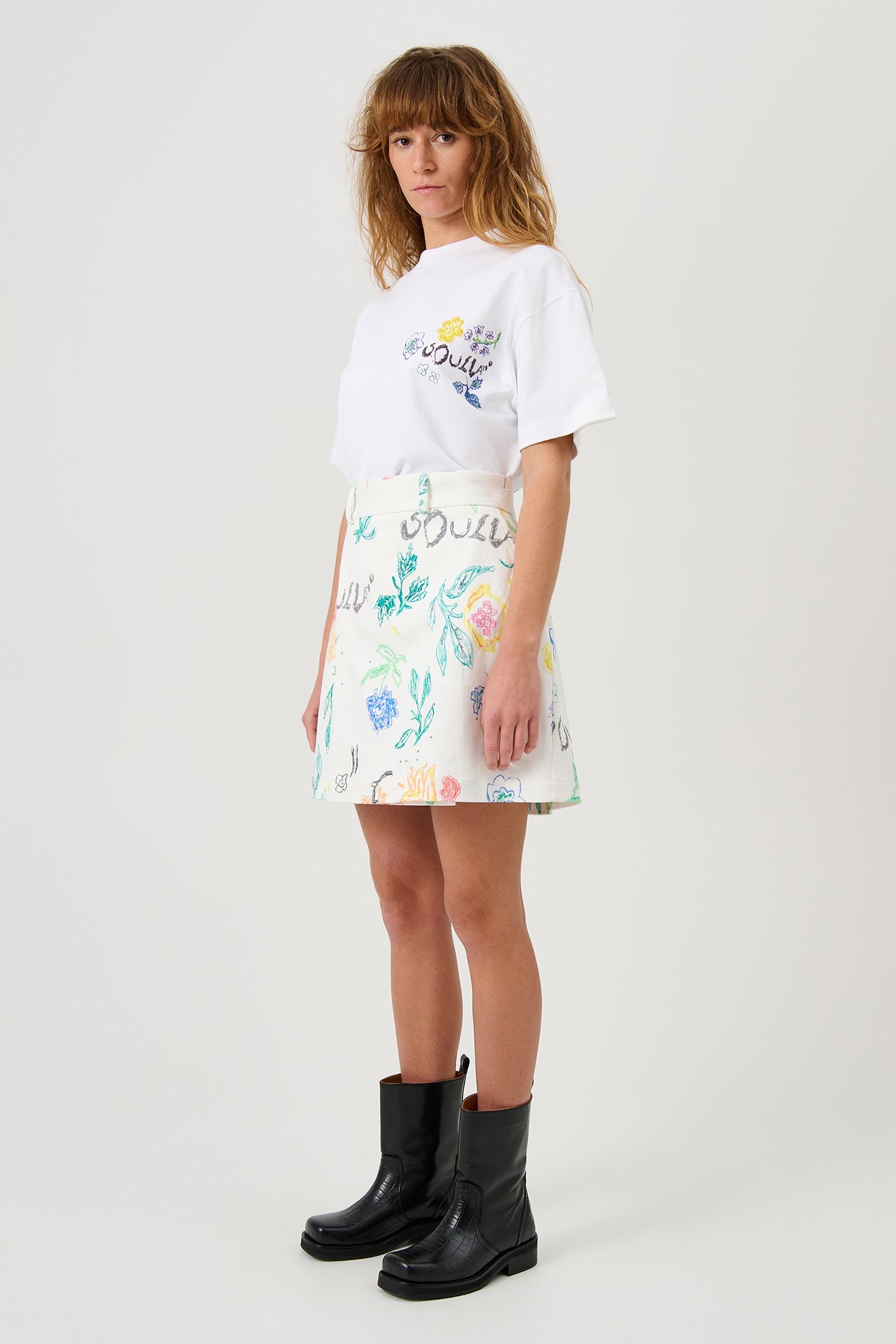 SKIRT WHITE AOP 1