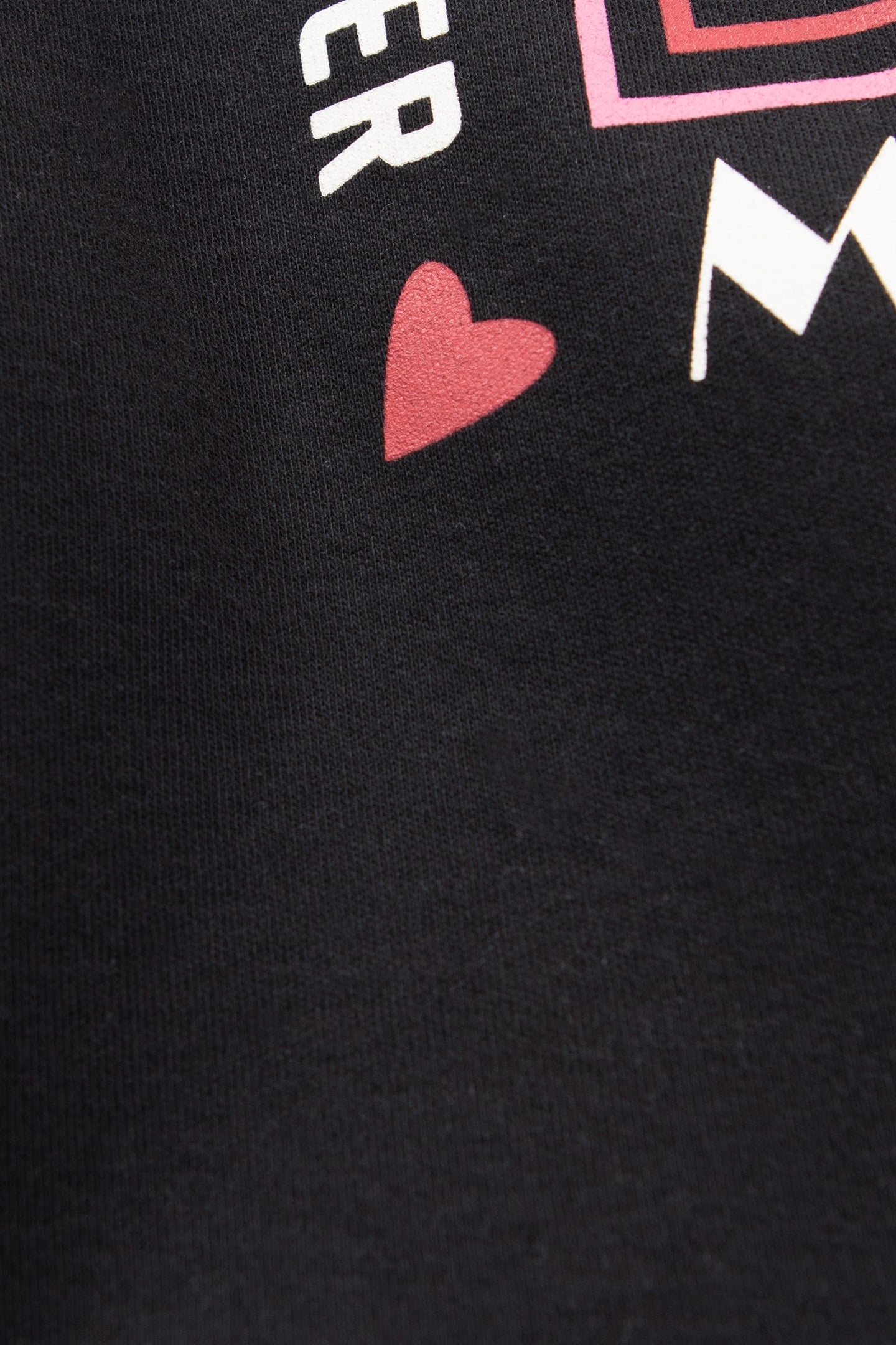 BLACK T-SHIRT WITH SLOGAN FRAME IMAGE BLACK 6