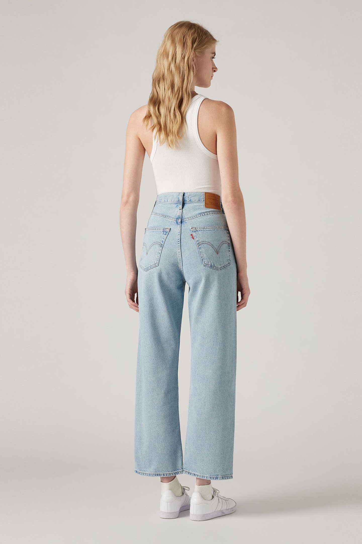 RIBCAGE STRAIGHT ANKLE JEANS LIGHT INDIGO 3