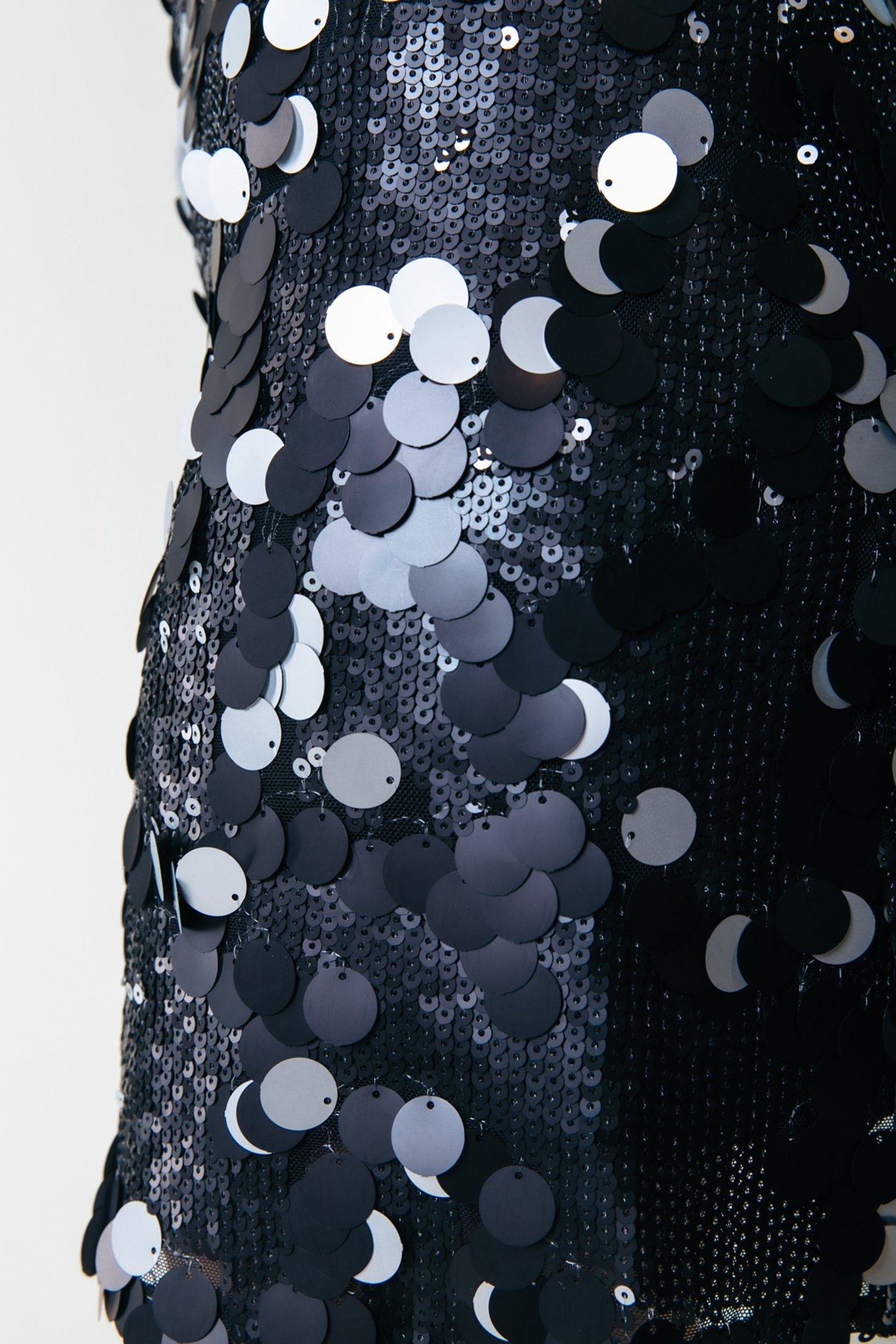 JILLY SEQUINS SKIRT SILVER GREY 3