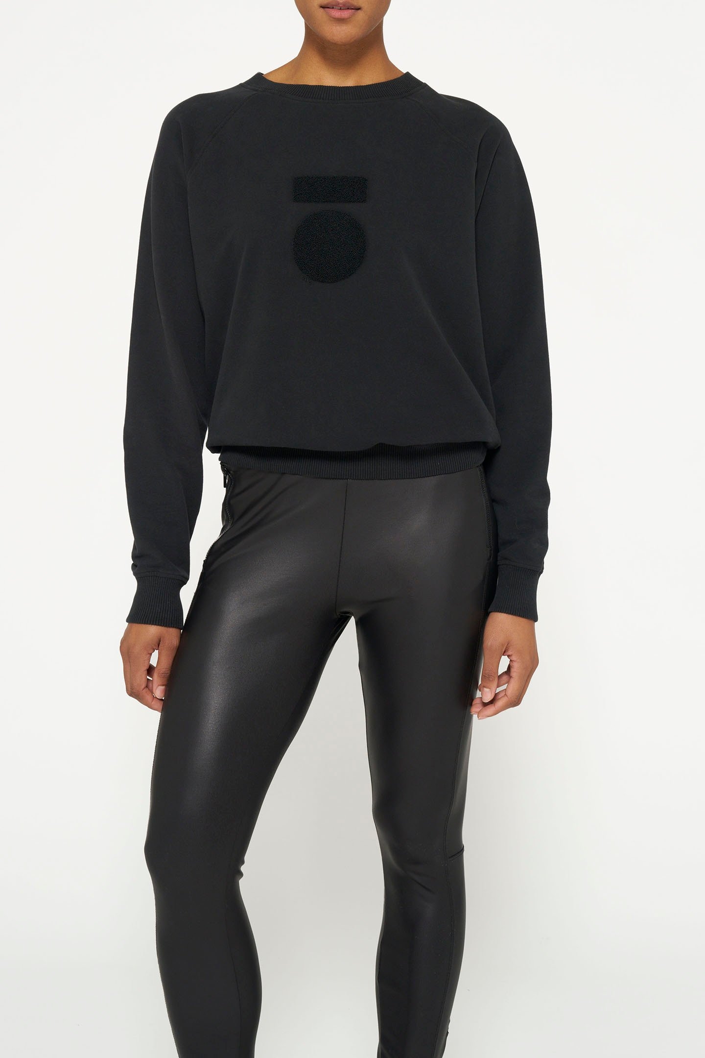 THE LEATHERLOOK LEGGINGS BLACK 6