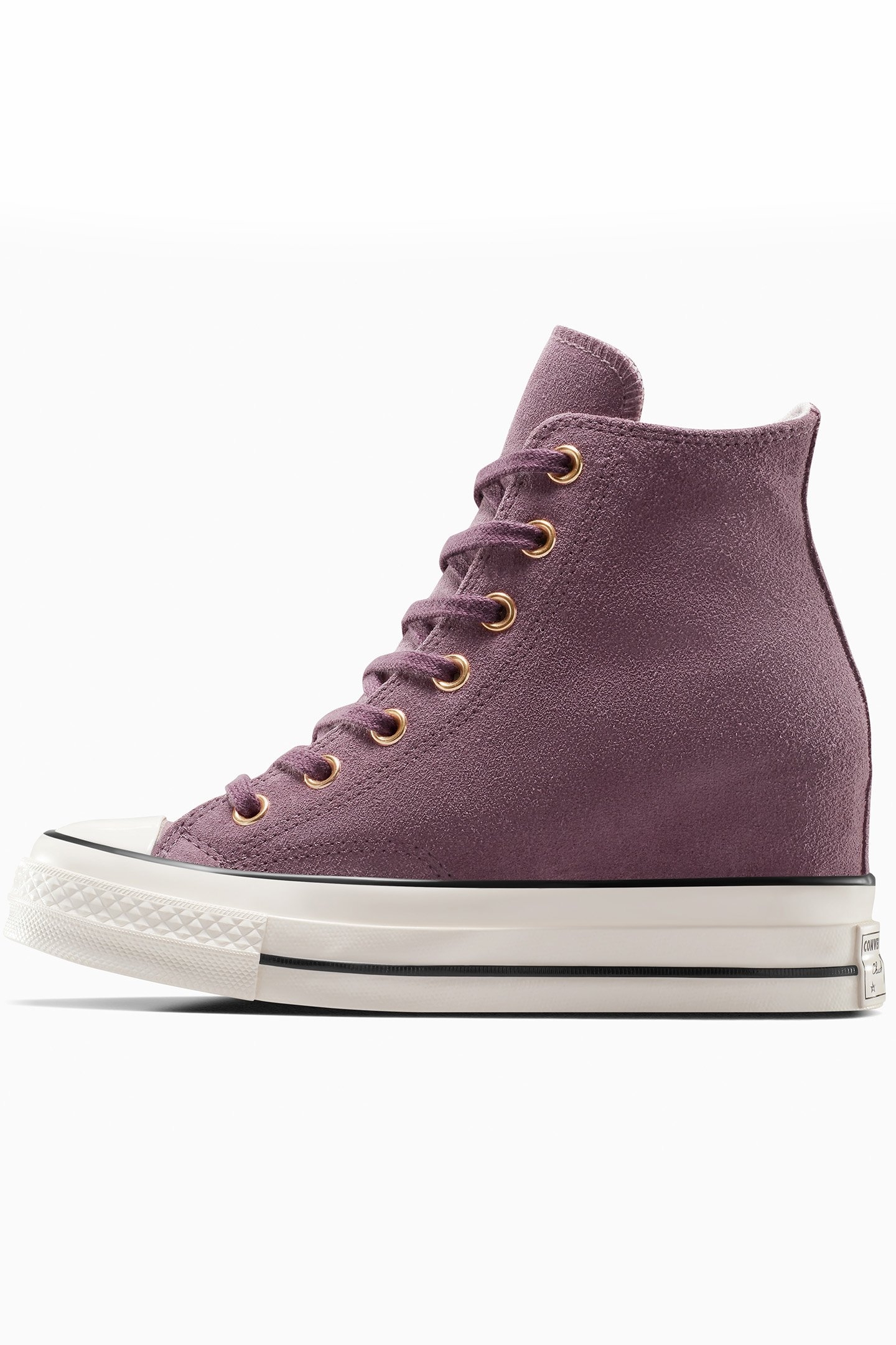 CHUCK 70 WEDGE PLATFORM SUEDE TRAIL MIXED/EGRET/BLACK 5