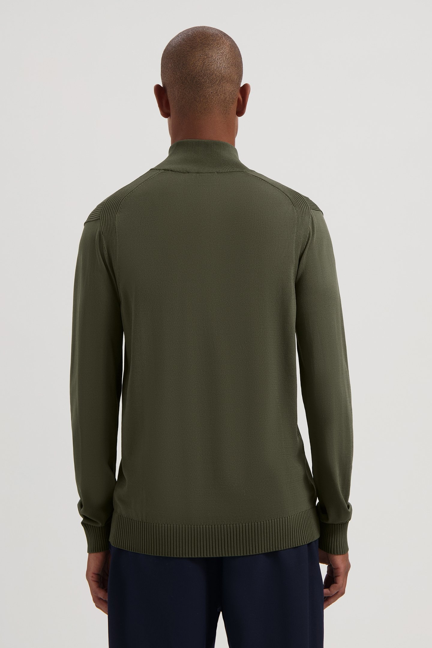 DS_TECH KNIT SKIPPER ARMY GREEN 2