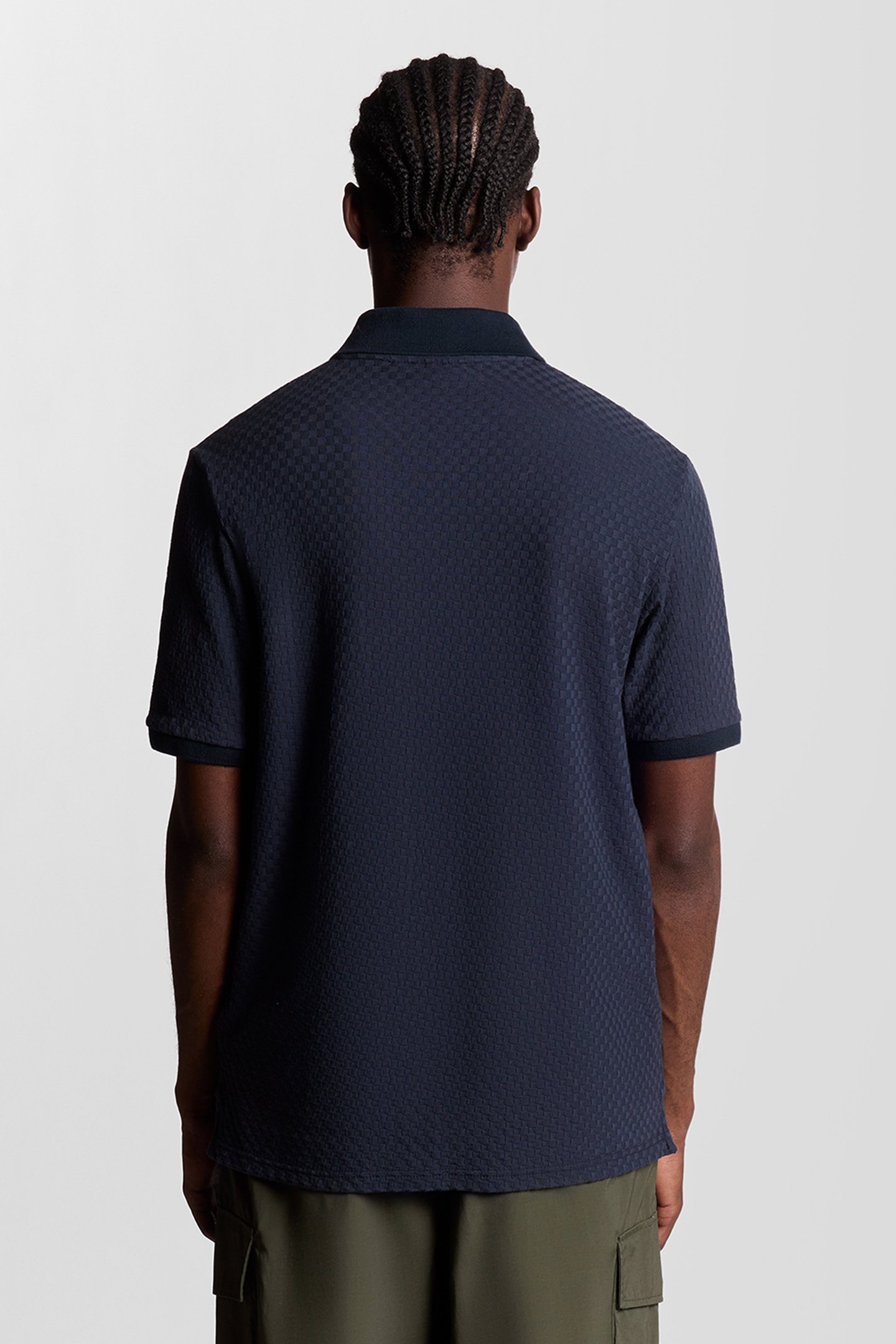 FOOTBALL COLLAR POLO SHIRT DARK NAVY 2