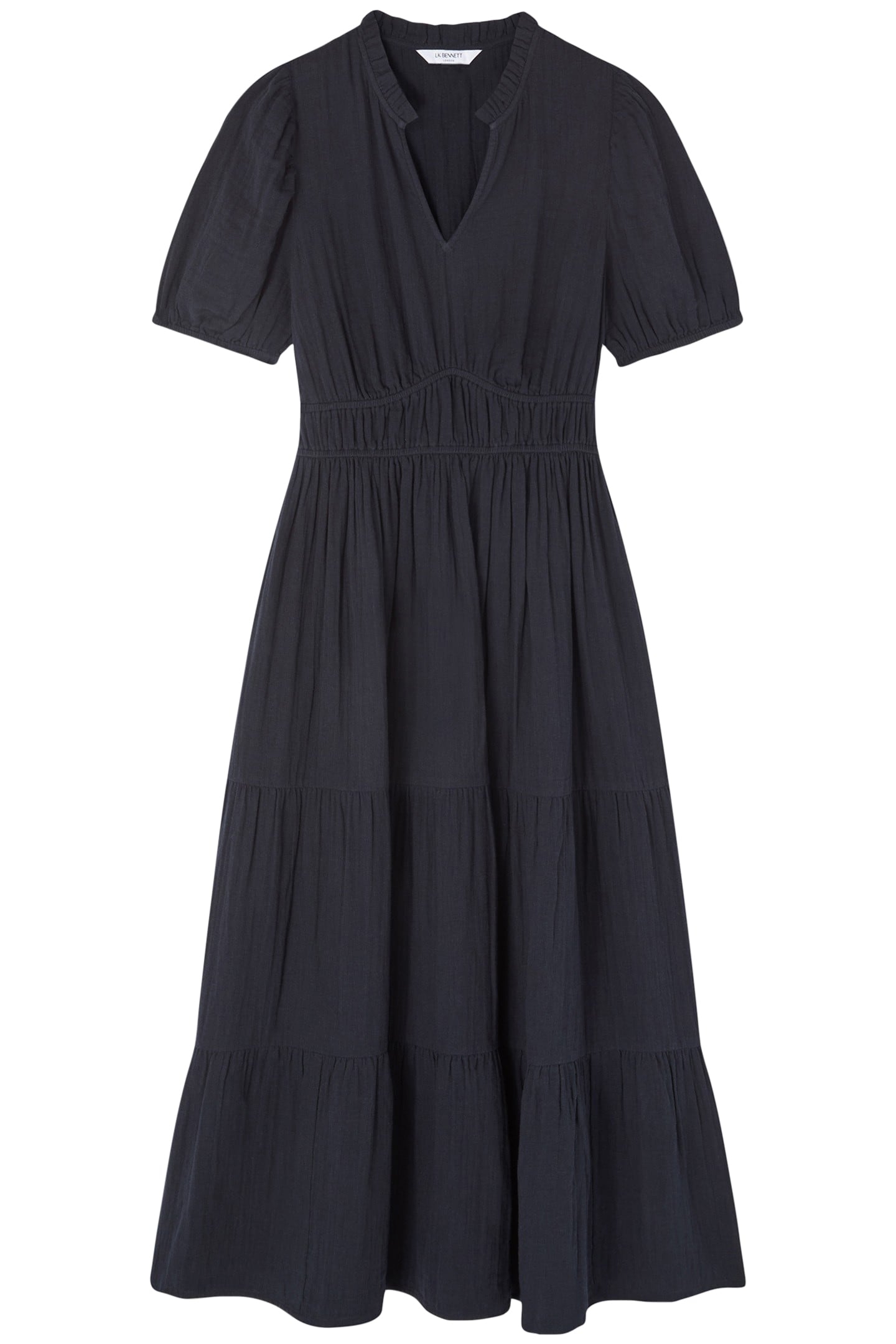 DR FELICITY GAUZE DRESS NAVY 3