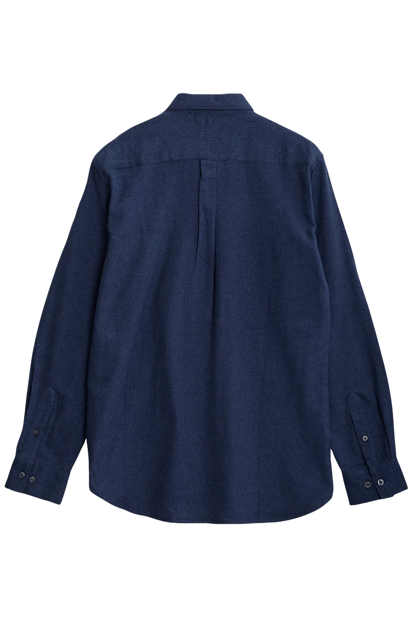 FLANNEL LS MID BLUE MEL 2