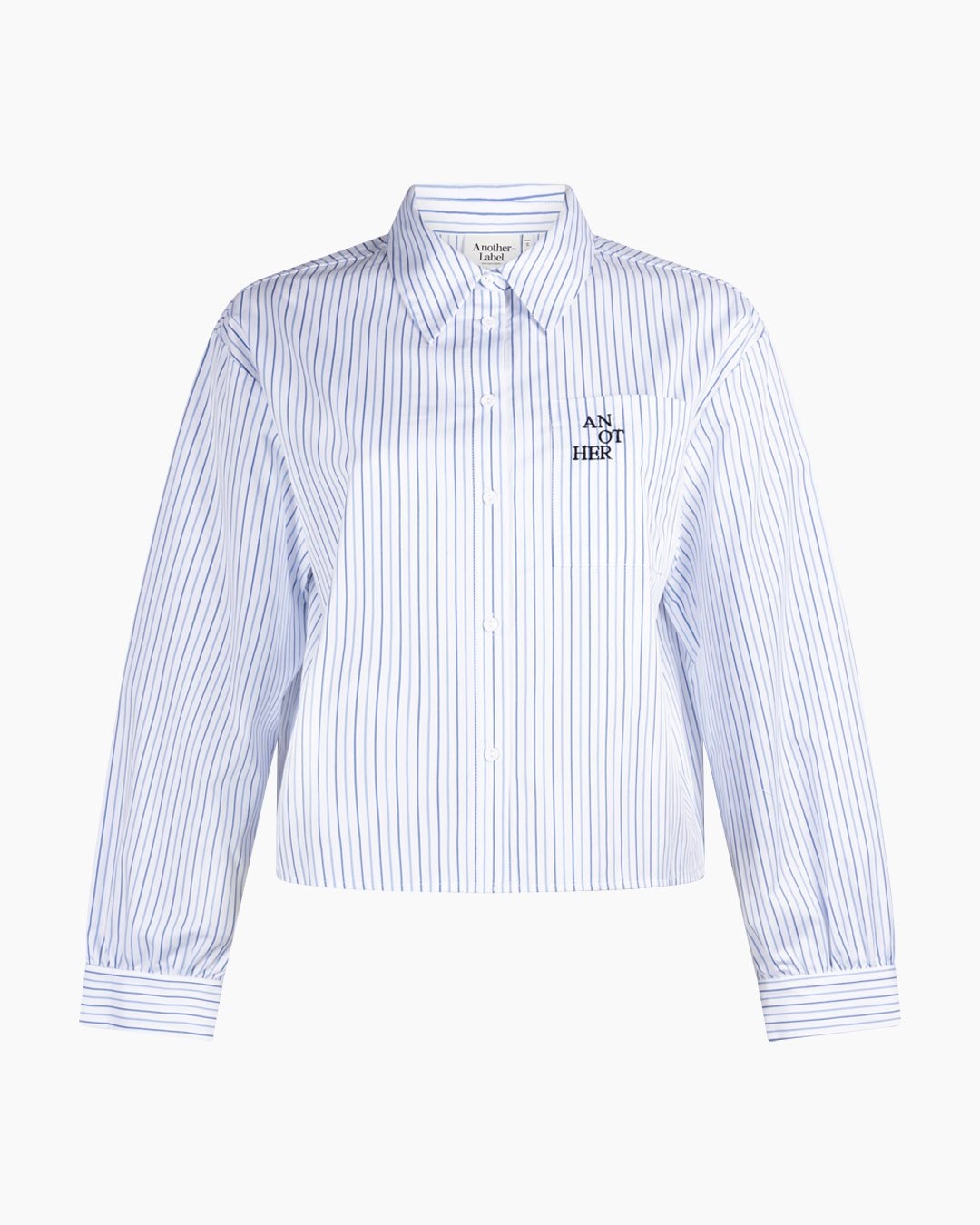 DIEGA SHIRT LONG SLEEVE BLUE WHITE STRIPE 2