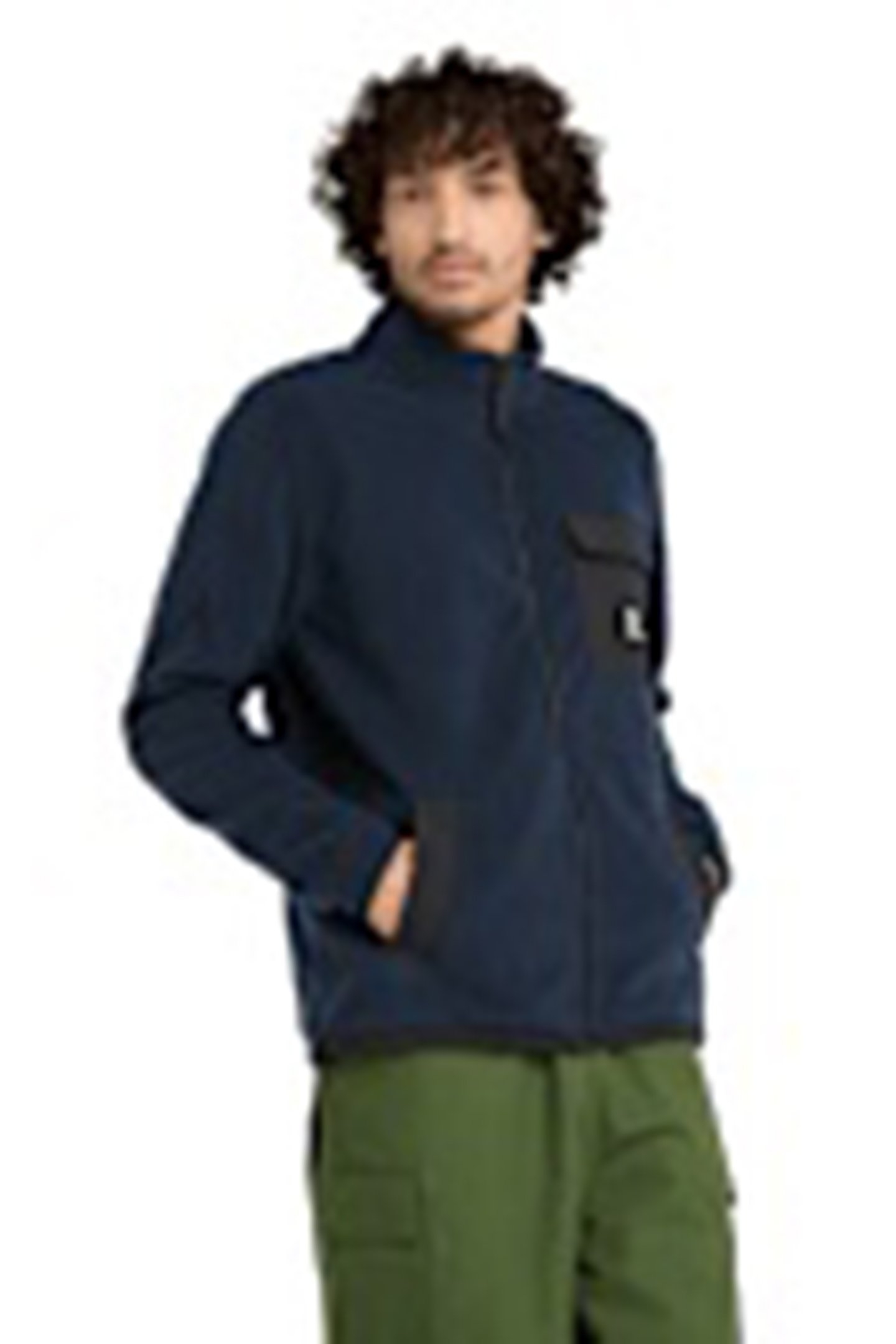 FULL ZIP FLEECE DARK SAPPHIRE 2