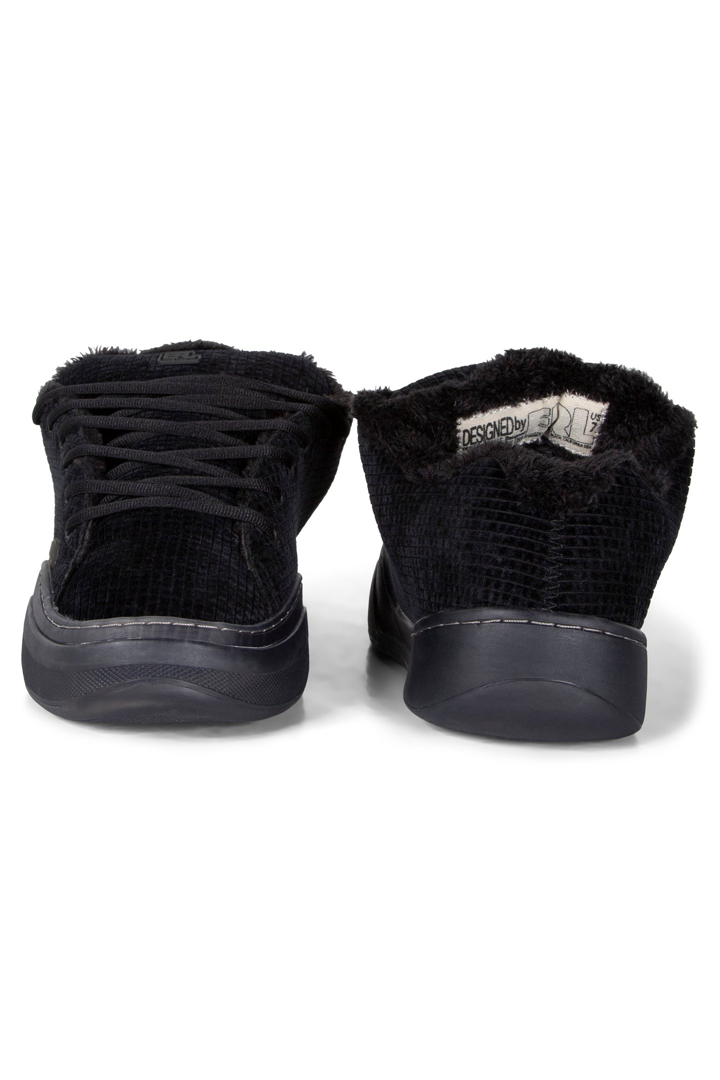 ERL – UNISEX CORDUROY VAMP SNEAKERS PIRATE BLACK 2