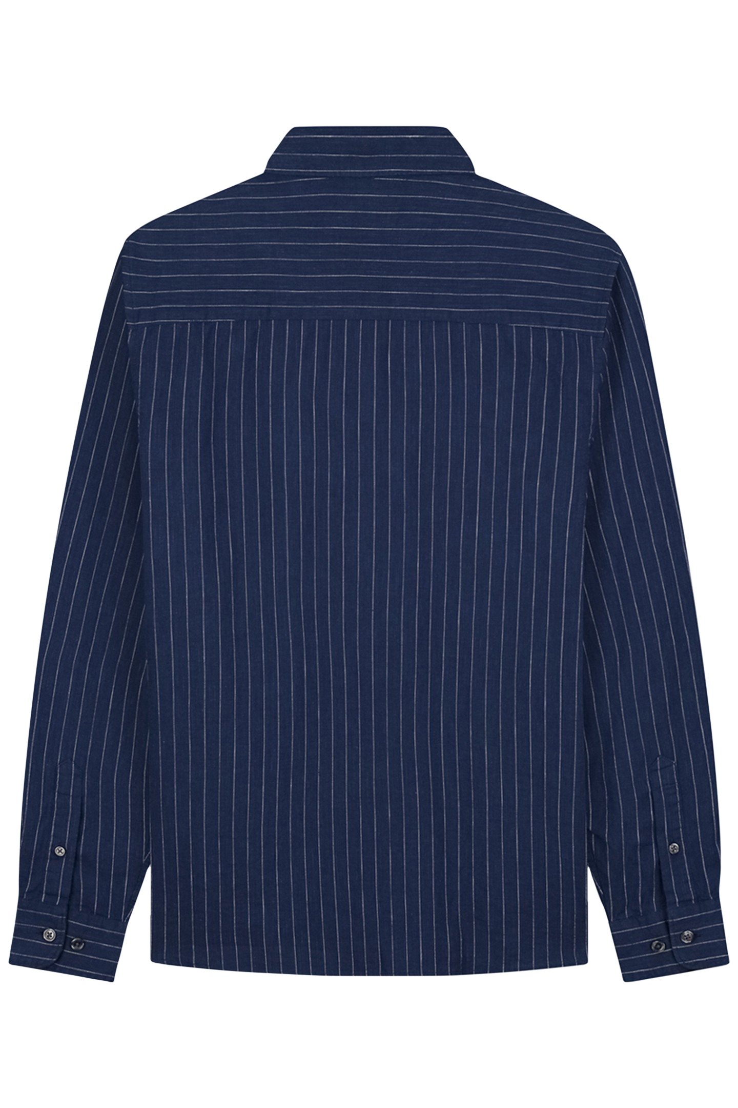WAL – JAMES SHIRT DARK BLUE STRIPED 5