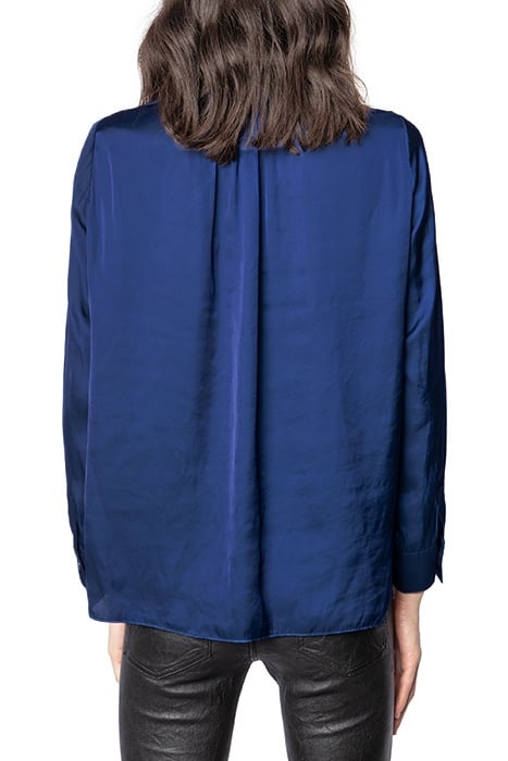 TINK SATIN TUNIQUE BLEU DE CHINE 3