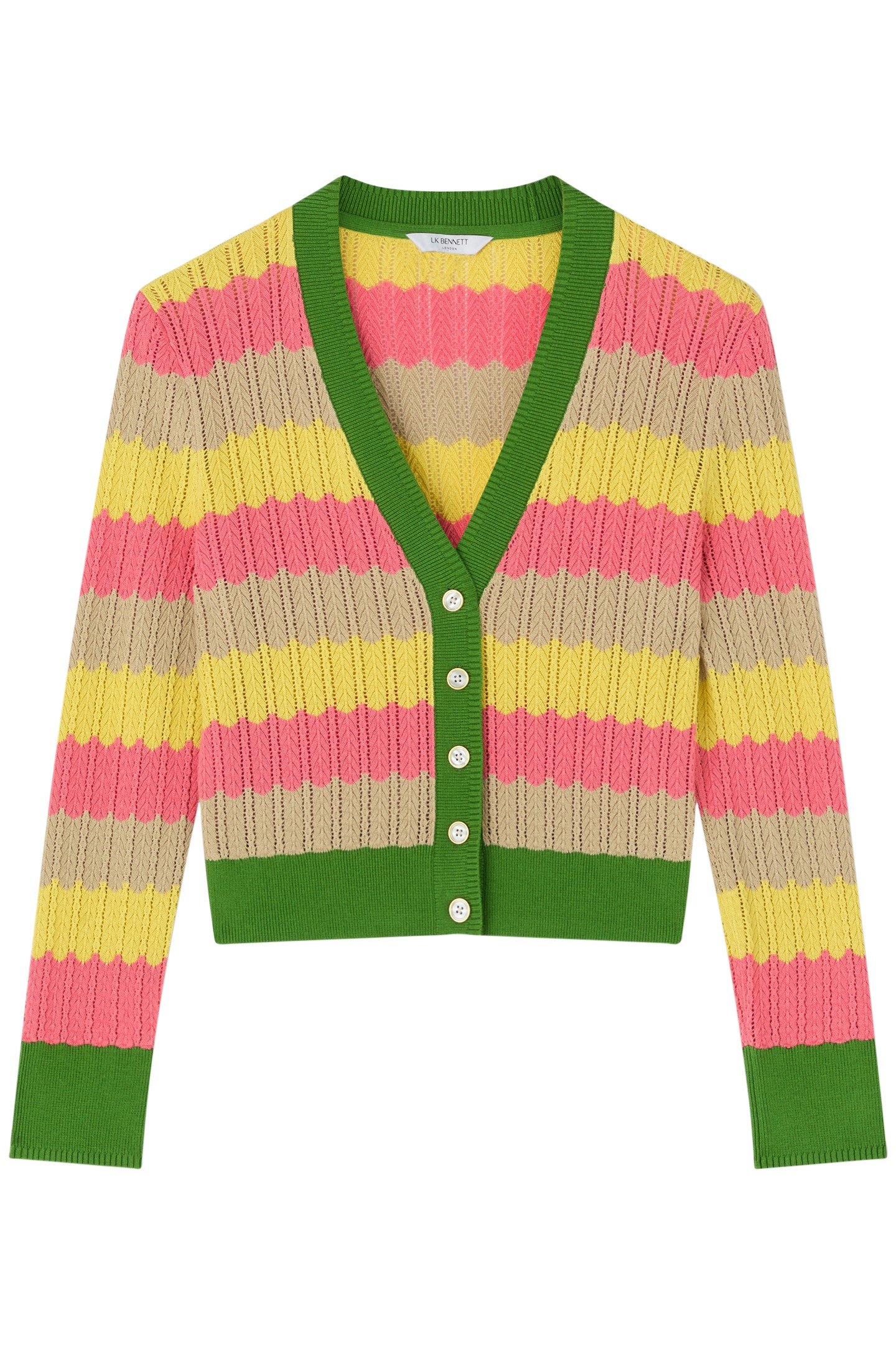 CD CINZIA ZIG ZAG CARDI GREEN 3